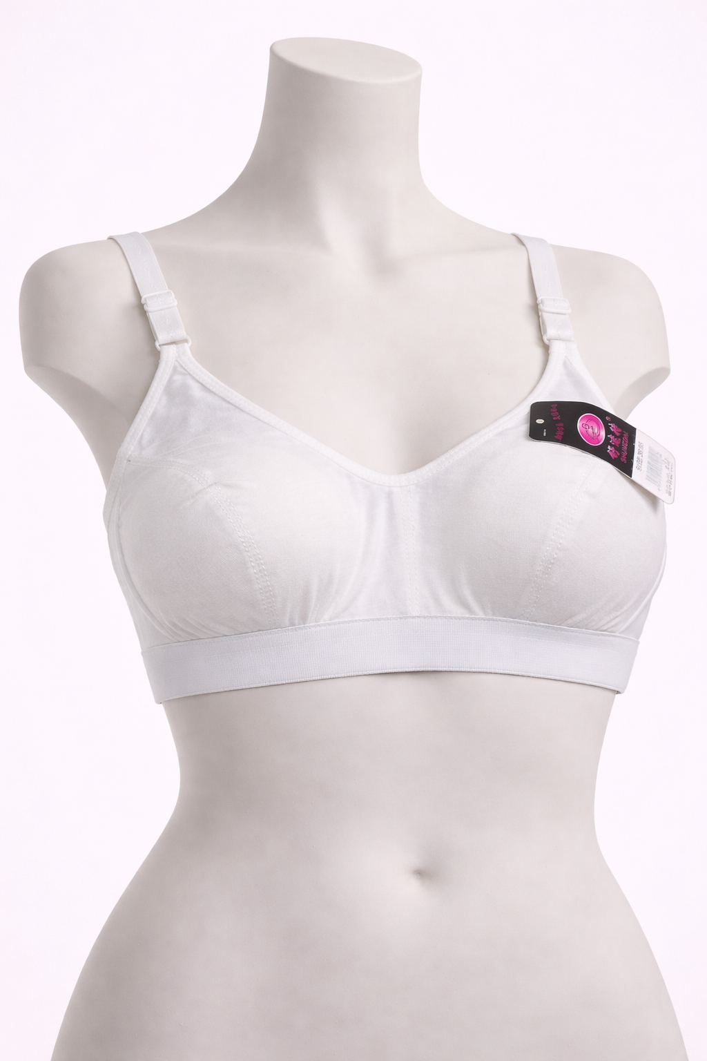 White Full Coverage Comfort Bra
