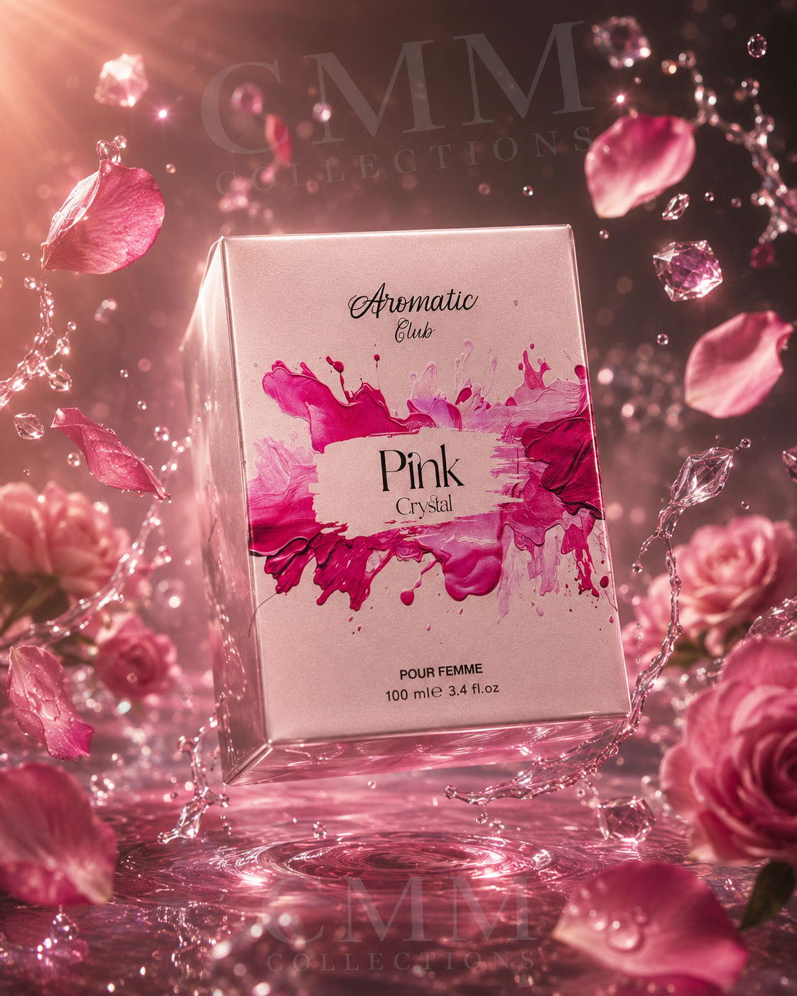Pink Crystal Pour Femme