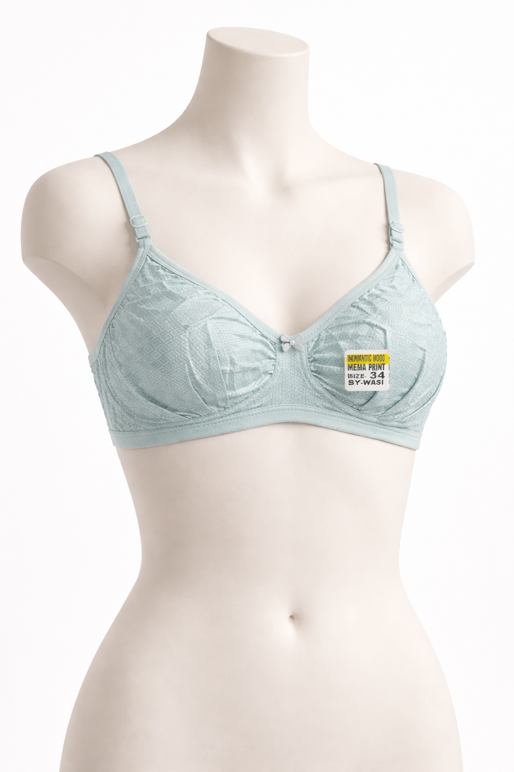 Mint Textured Everyday Bra