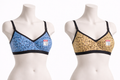 Floral Contrast Trim Bra