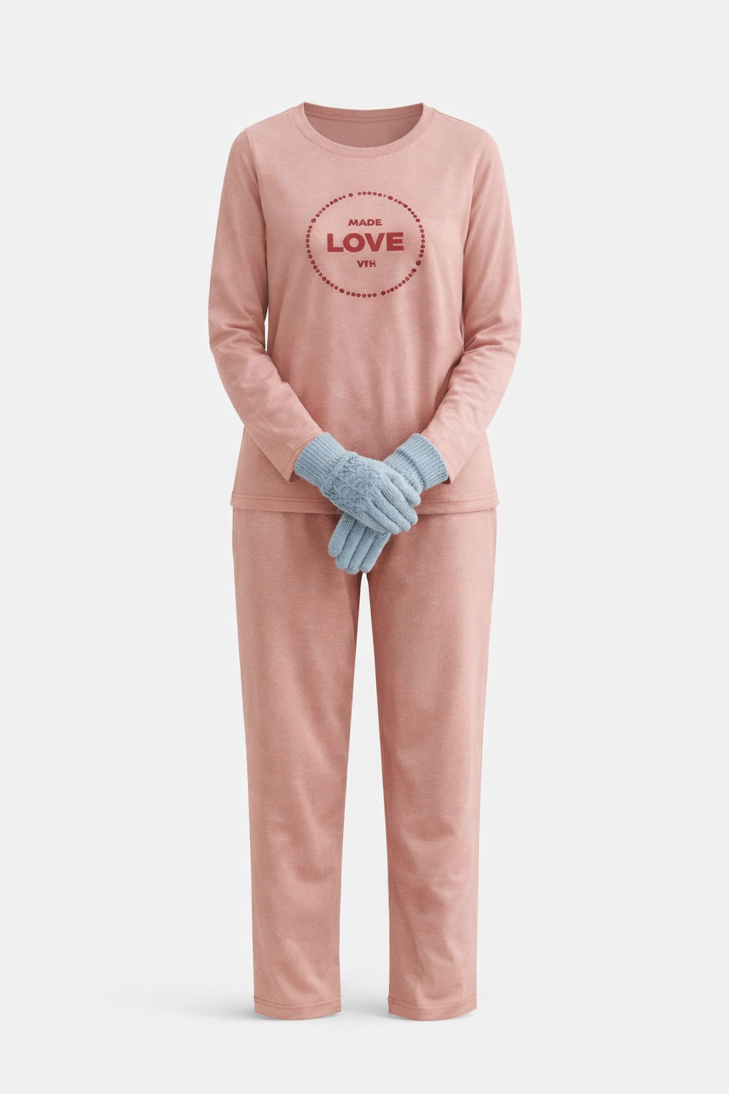 Made With Love Blush Night Set
