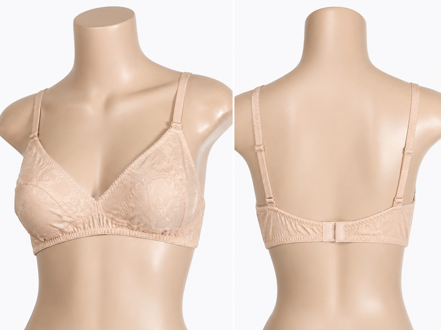 Cotton bra skin color