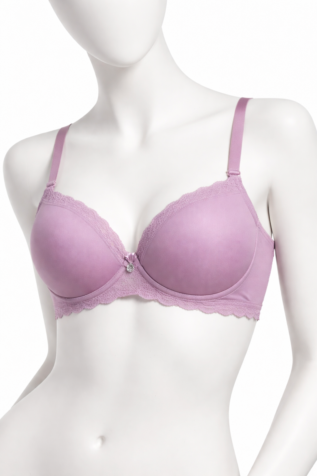 Ring Bra – Blended Fabric with Net Back Straps