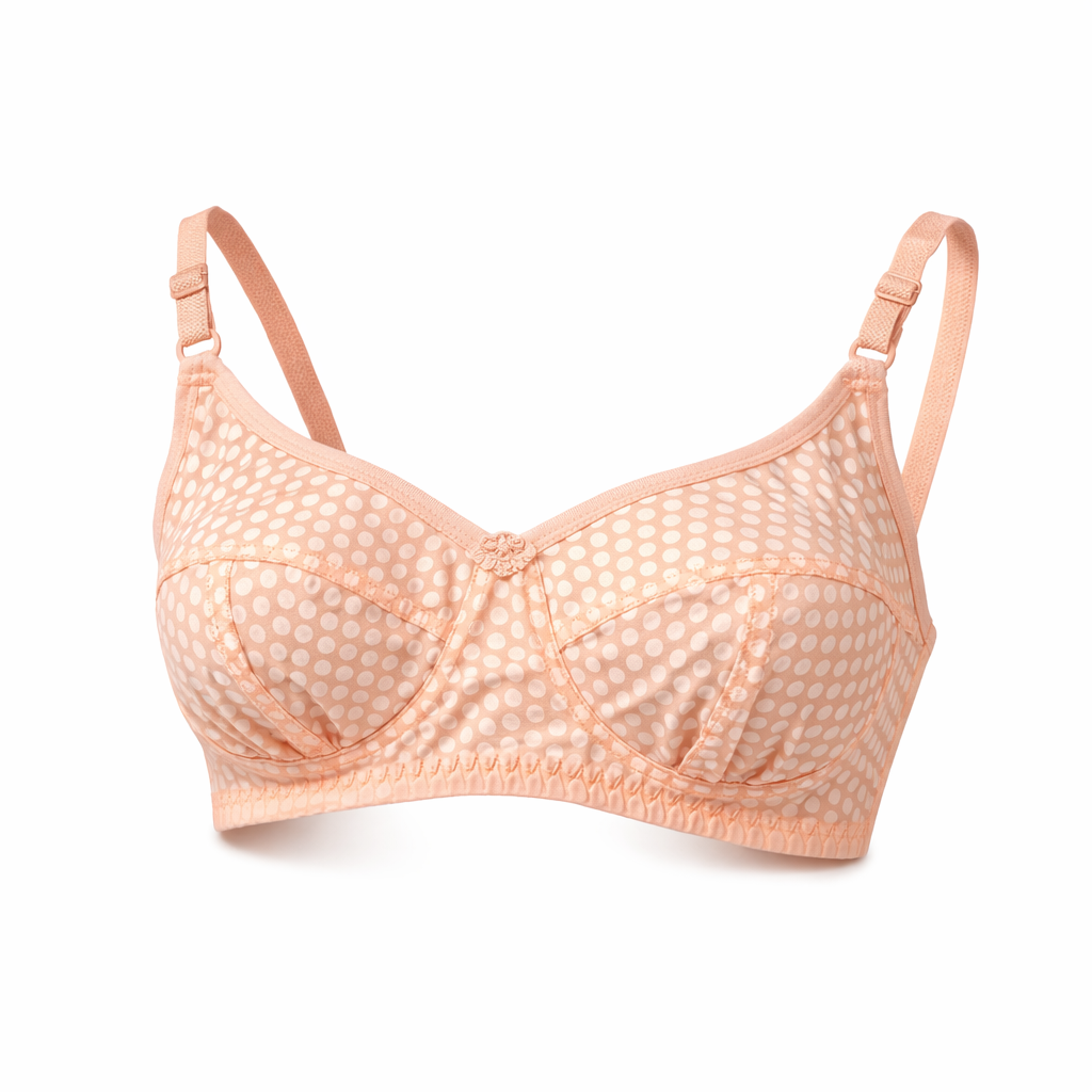 Peach Color Bra