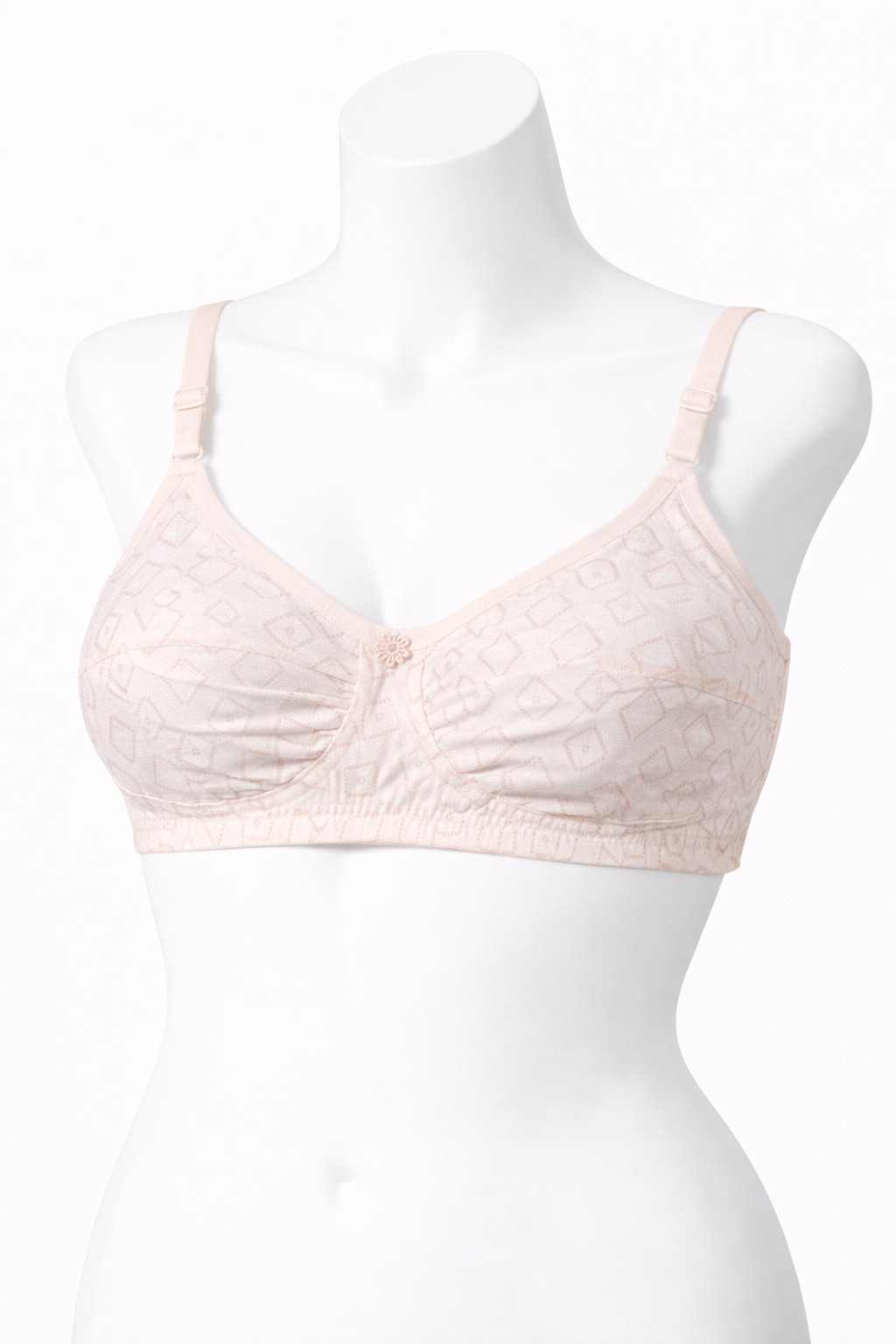Baby Pink Cotton Bra