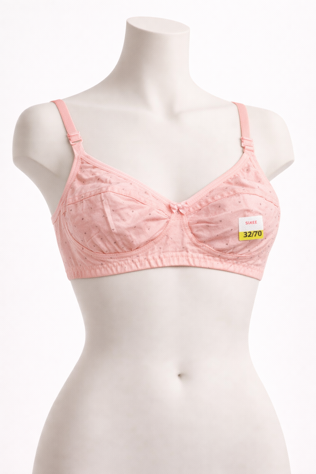Pink Tiny Print Daily Bra