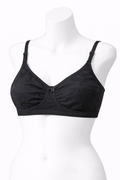 Black Cotton Bra