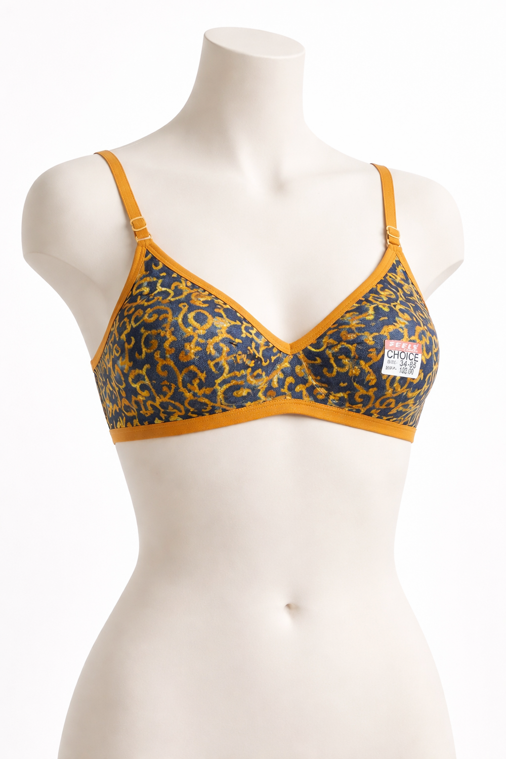 Abstract Print Daily Wear Bra