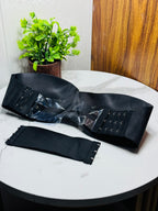 Strapless Padded Silky Bra with Extra Transparent Strap