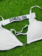 Seamless Front-Opened Bra – Metallic Hook, Removable Pads