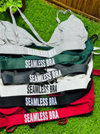 Seamless Front-Opened Bra – Metallic Hook, Removable Pads