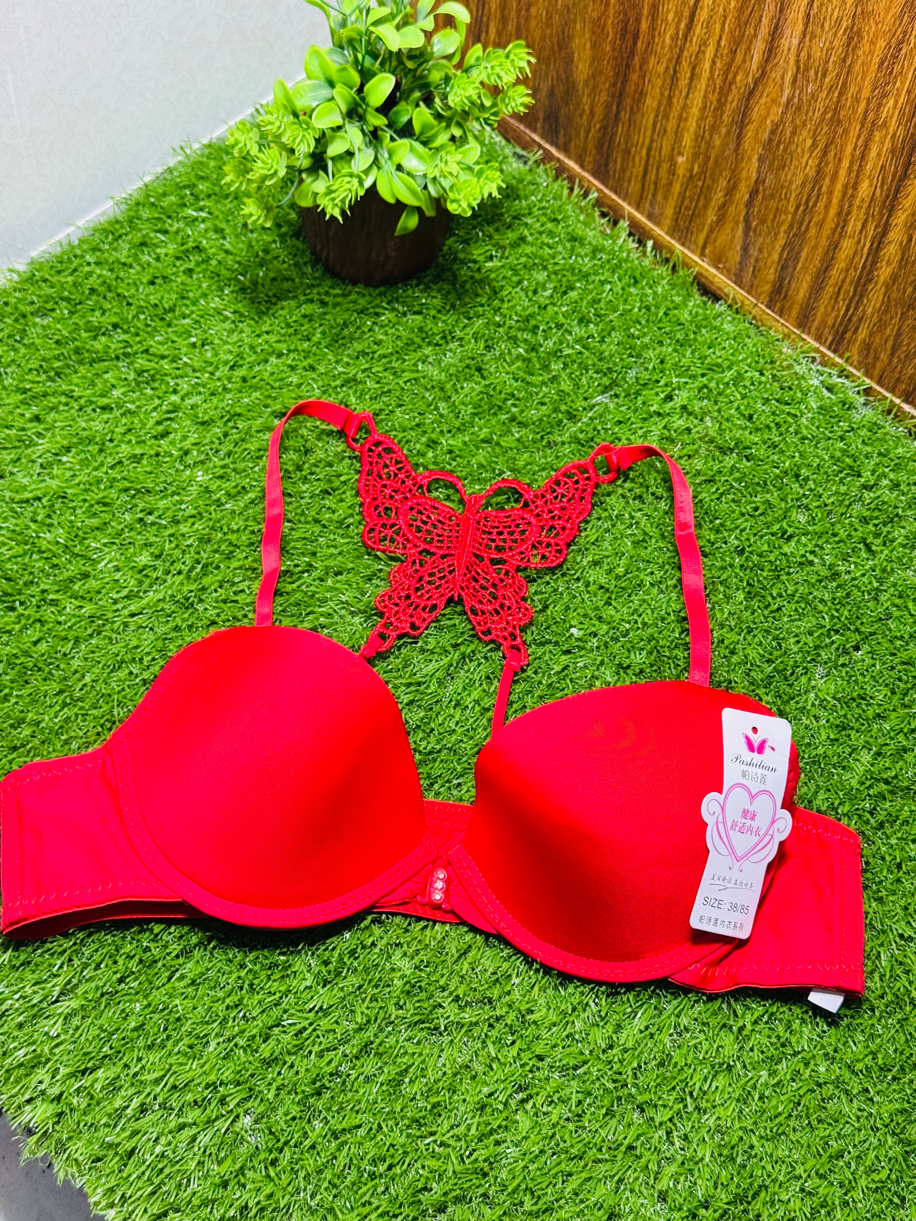 Imported Butterfly Front-Opened Bra