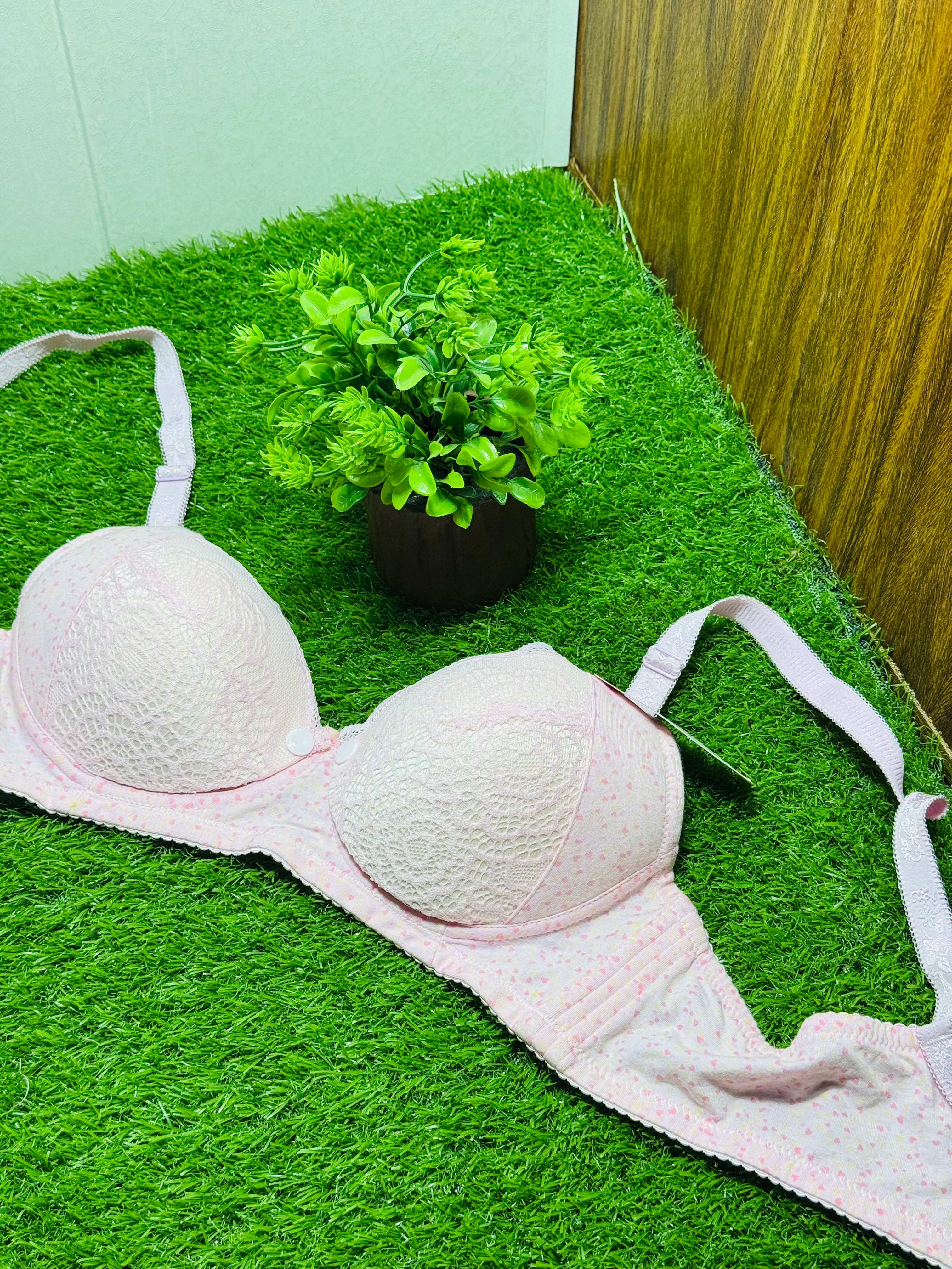 Front Opened Motherhood Bra – Net Padded Comfort