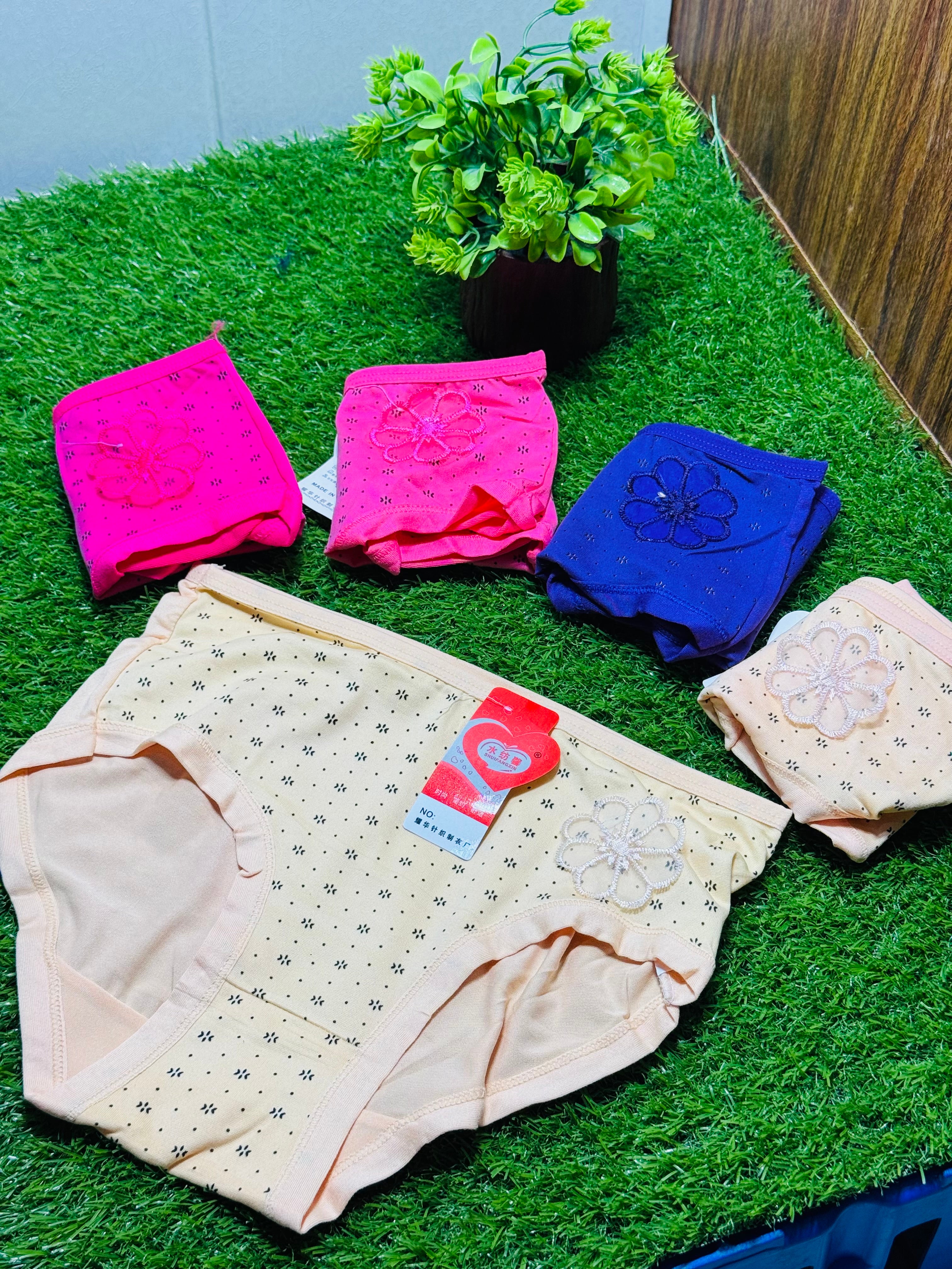 Blended Fabric Panties