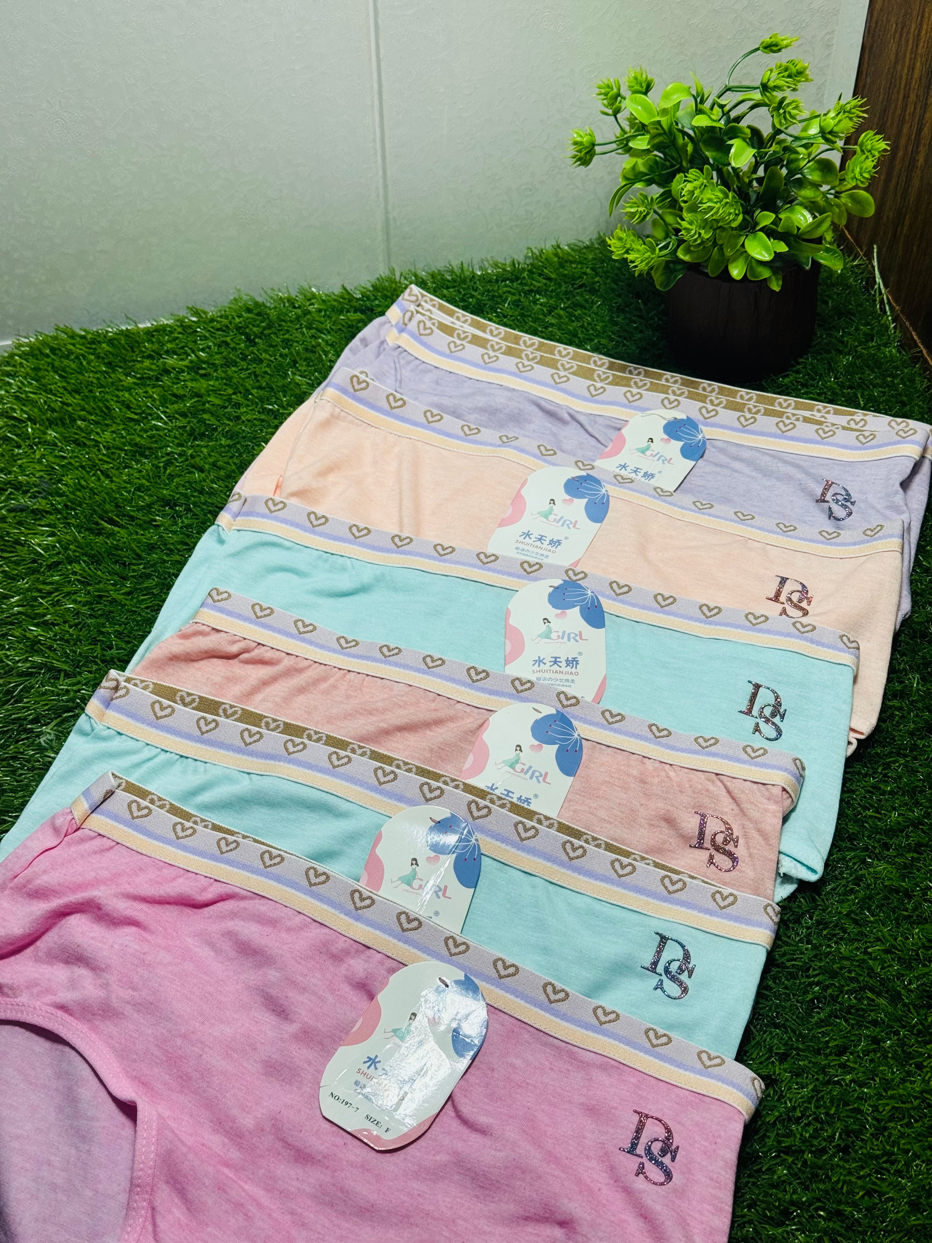 Blended Fabric Pajama-Style Panties