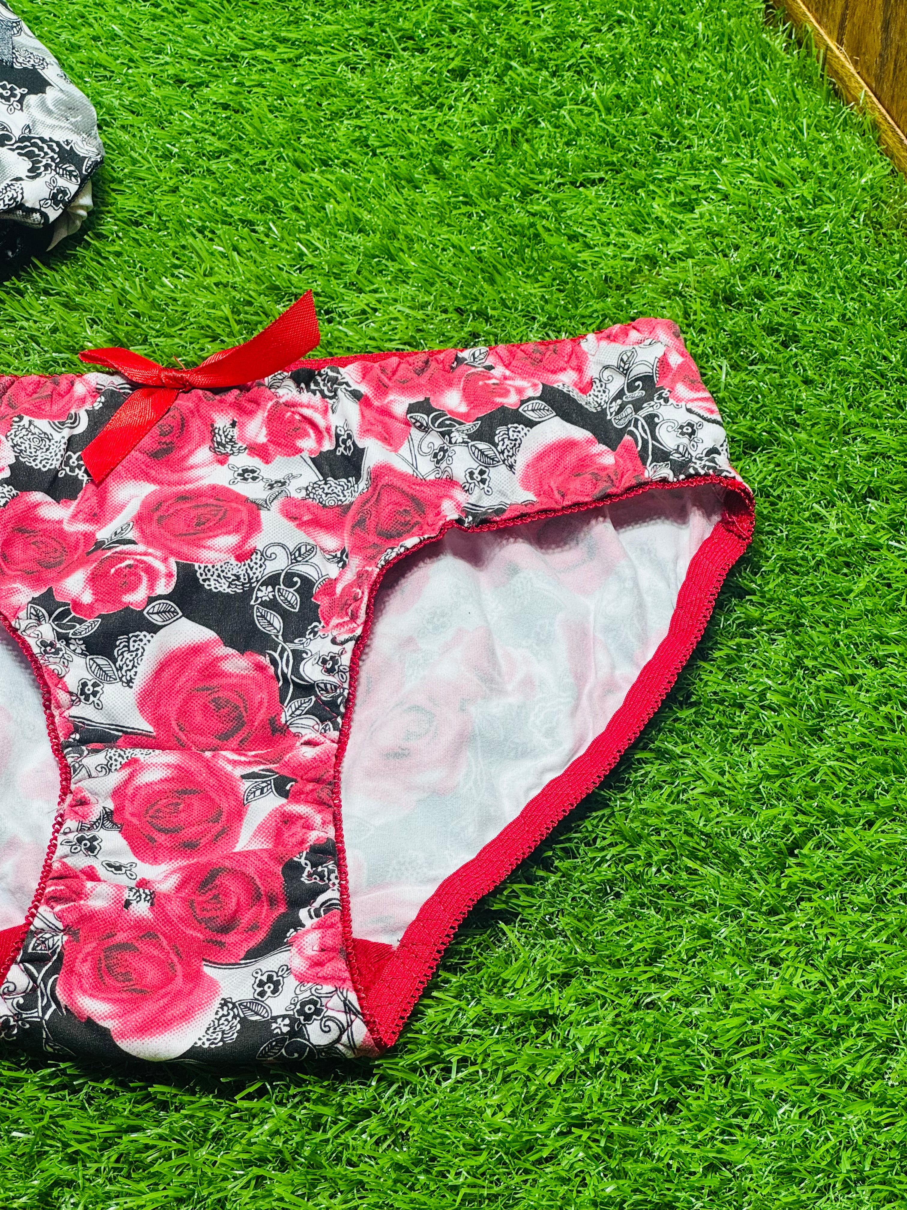 Floral Printed Soft Fabric Panties