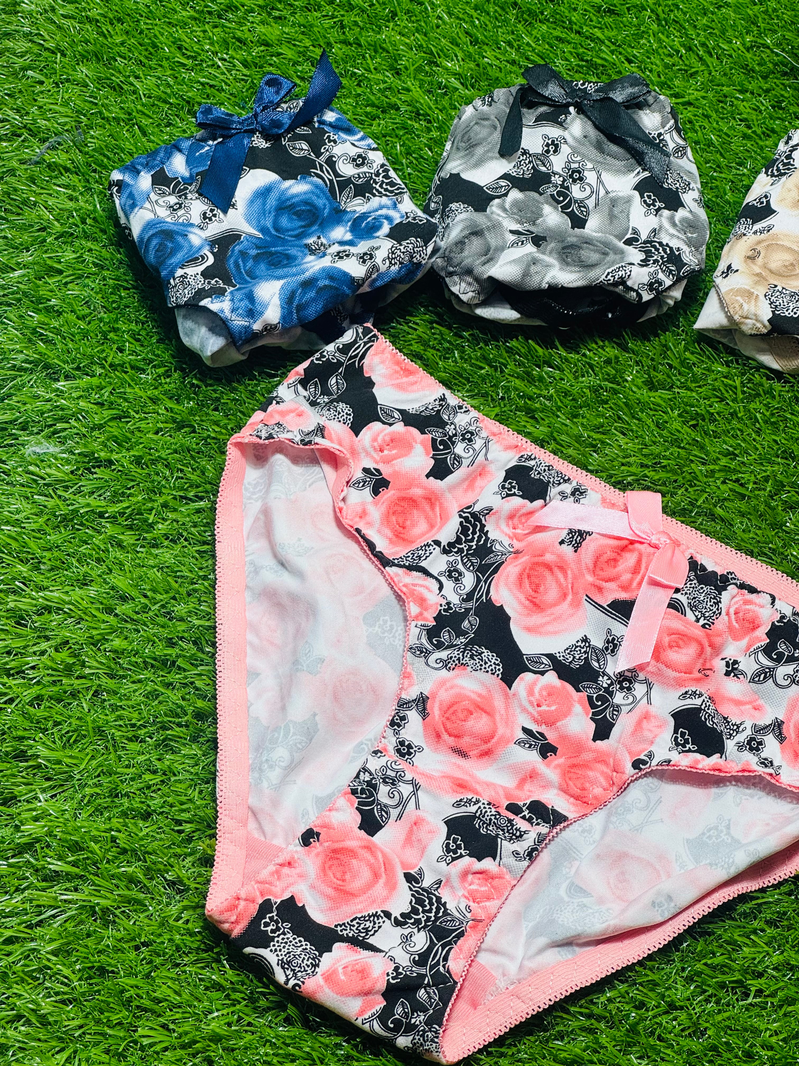Floral Printed Soft Fabric Panties