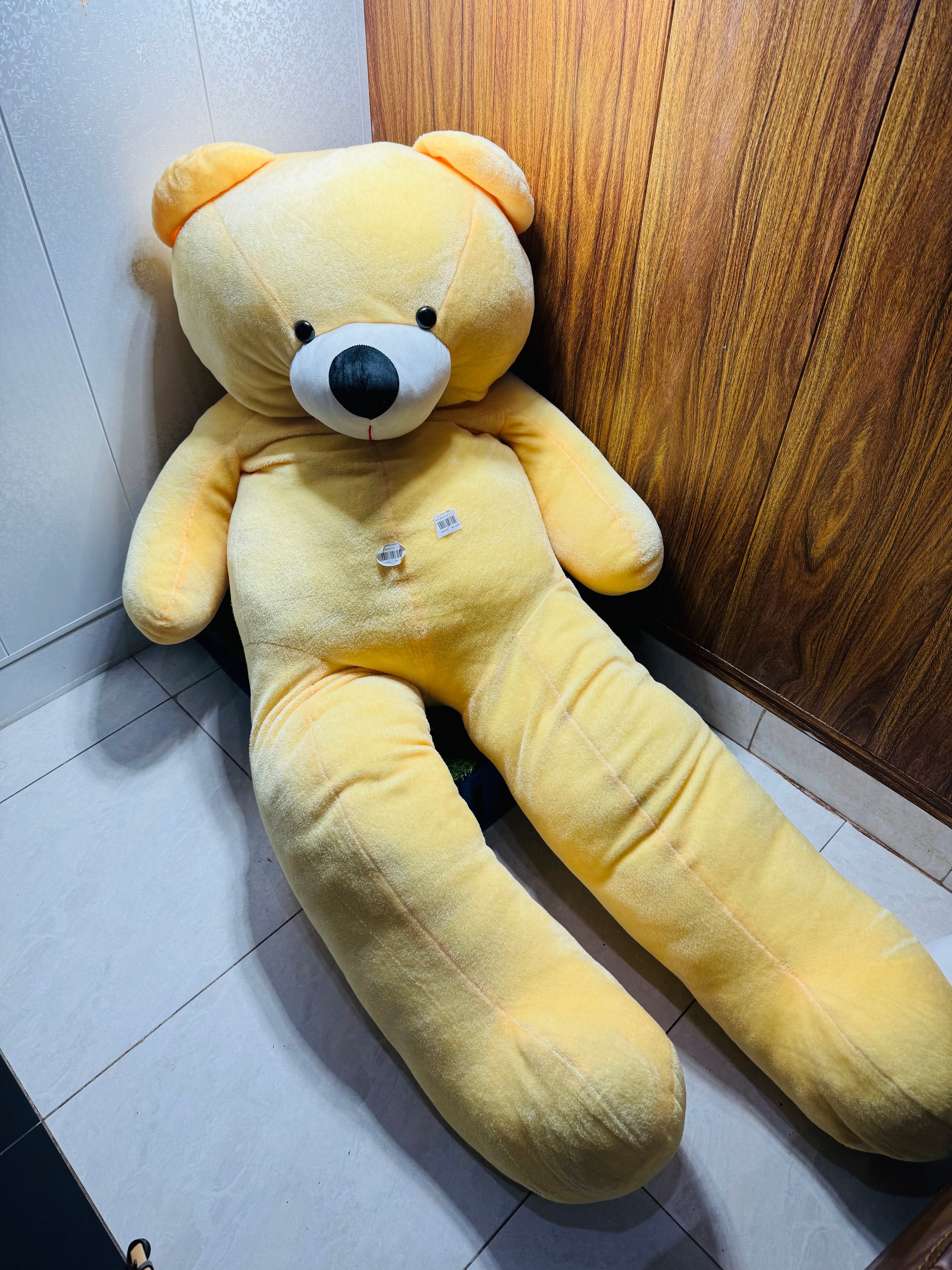 5-Feet Long Yellow Teddy Bear