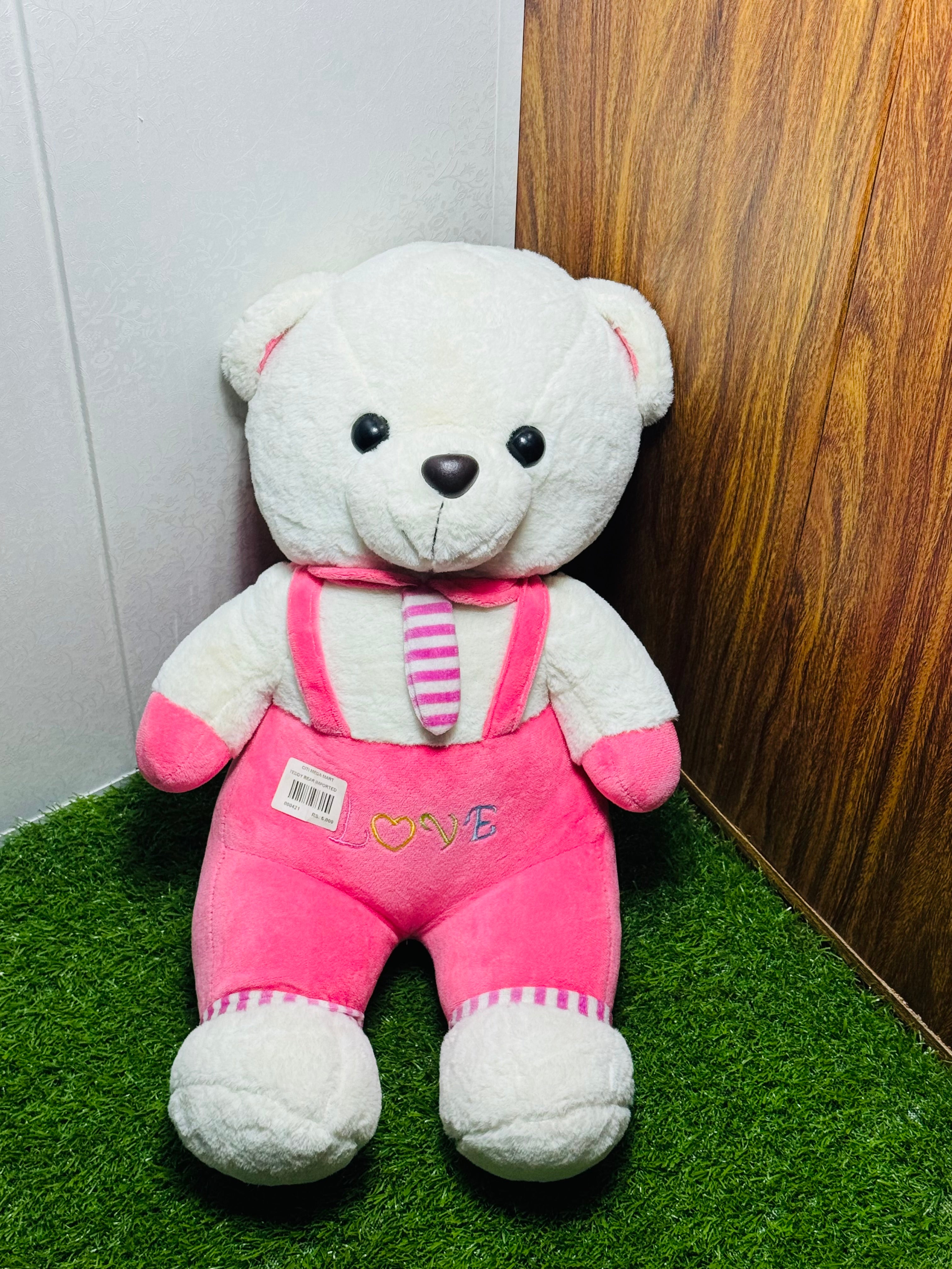 White & Pink Teddy Bear