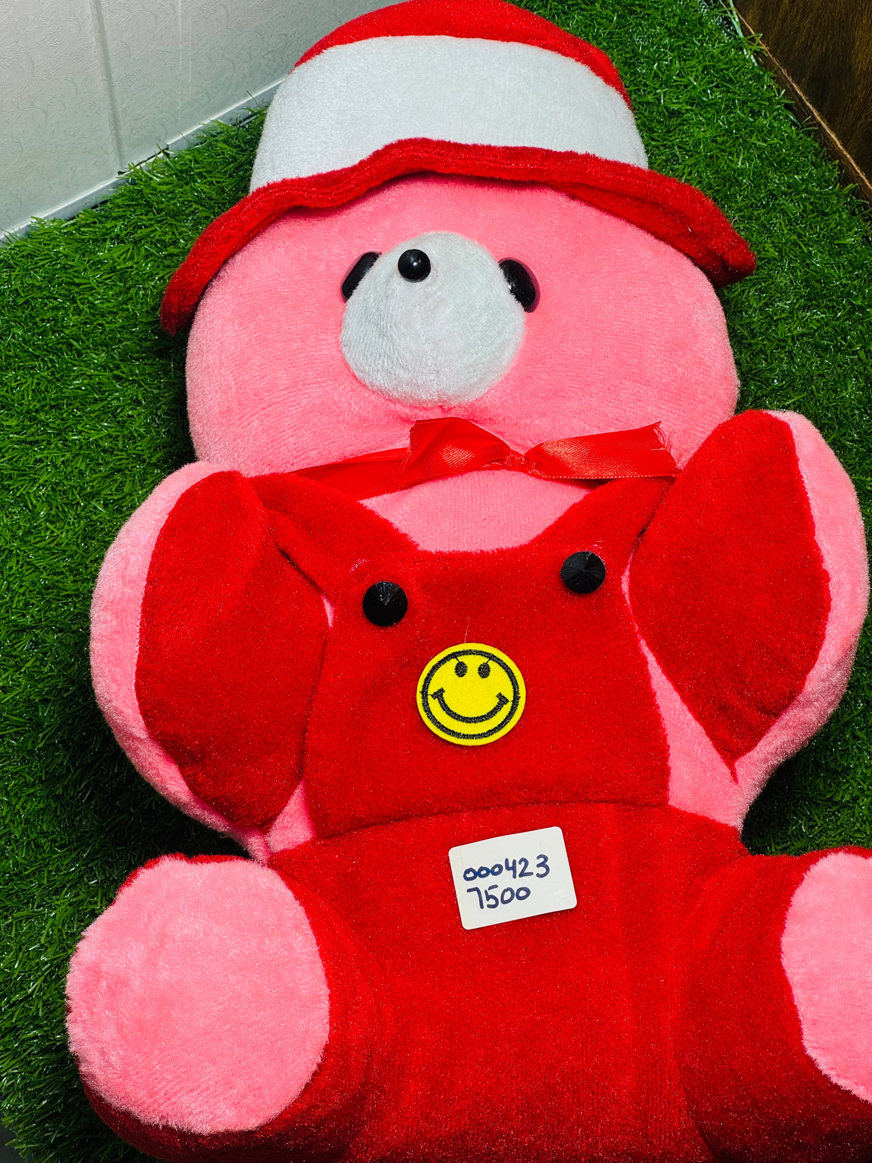 Pink & Red Teddy Bear with Hat