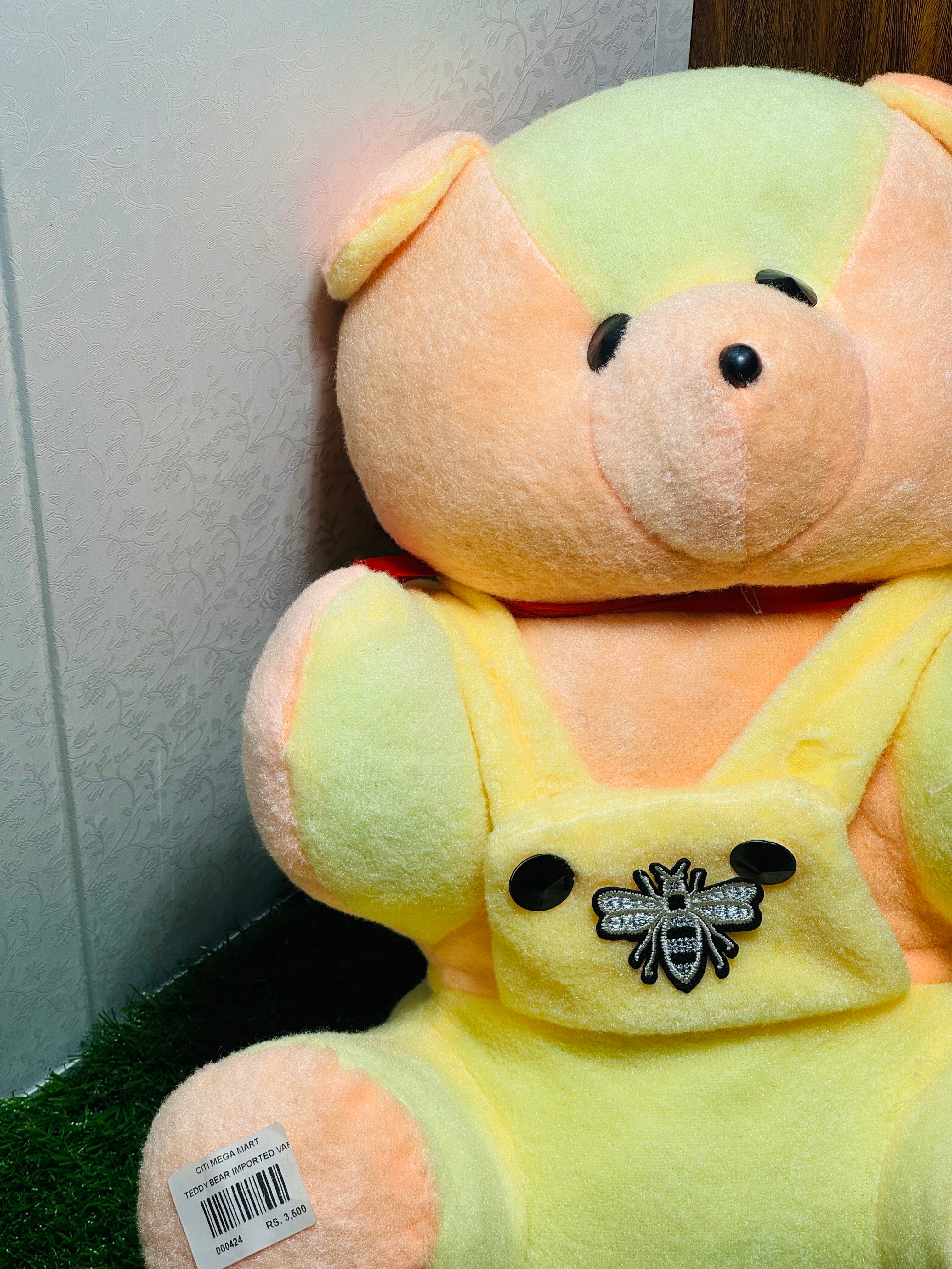 Peach & Lemon Teddy Bear