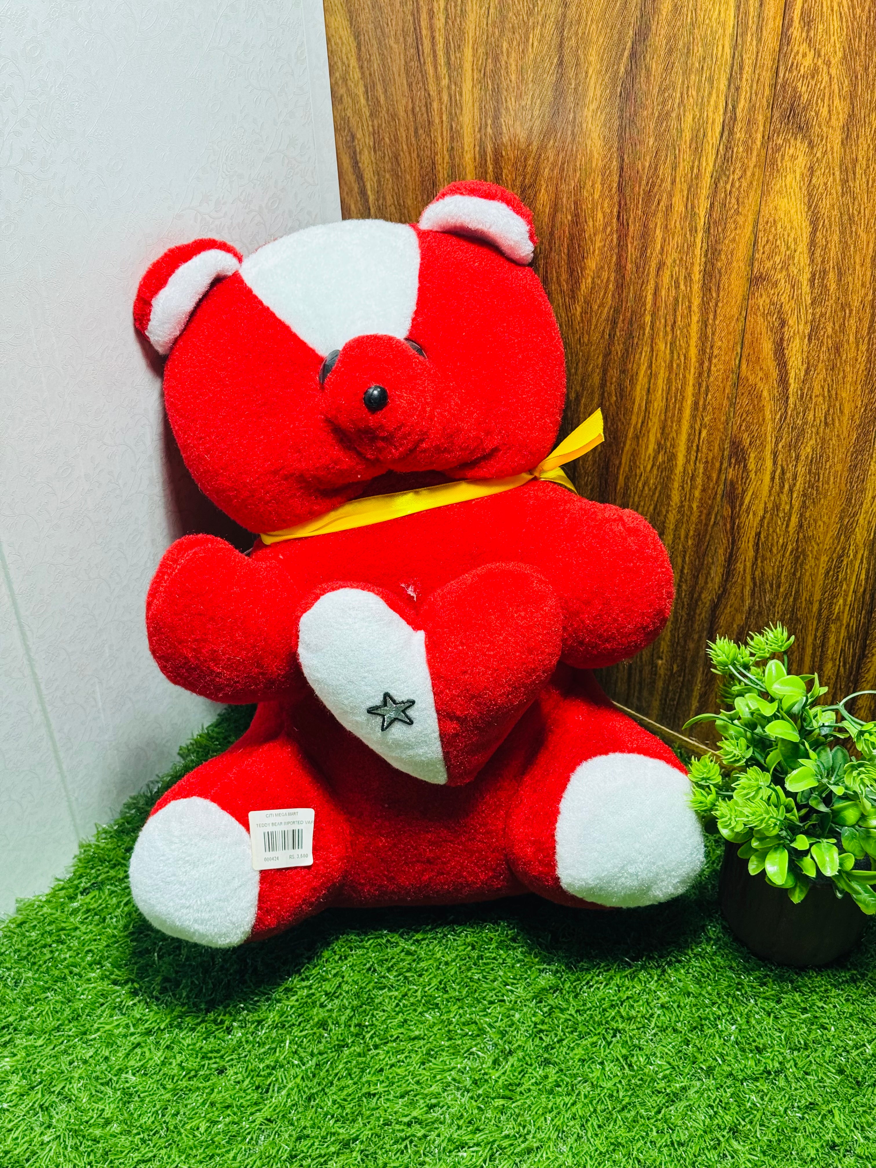 Medium-Sized Red Teddy Bear