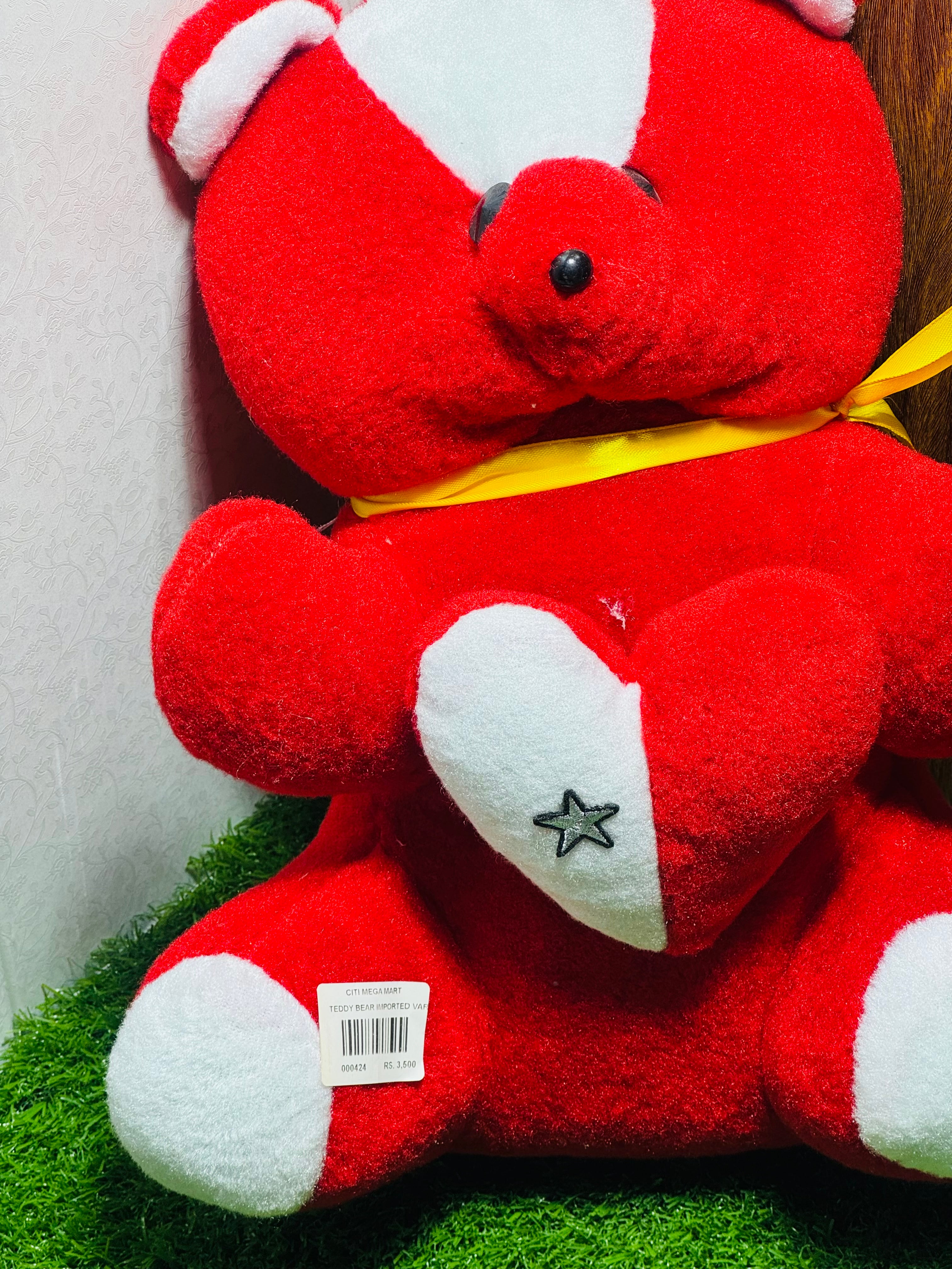 Medium-Sized Red Teddy Bear