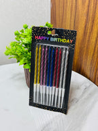 Multi-Color Long Cake Candles