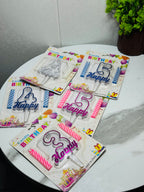 Crystal Number Cake Candle Set