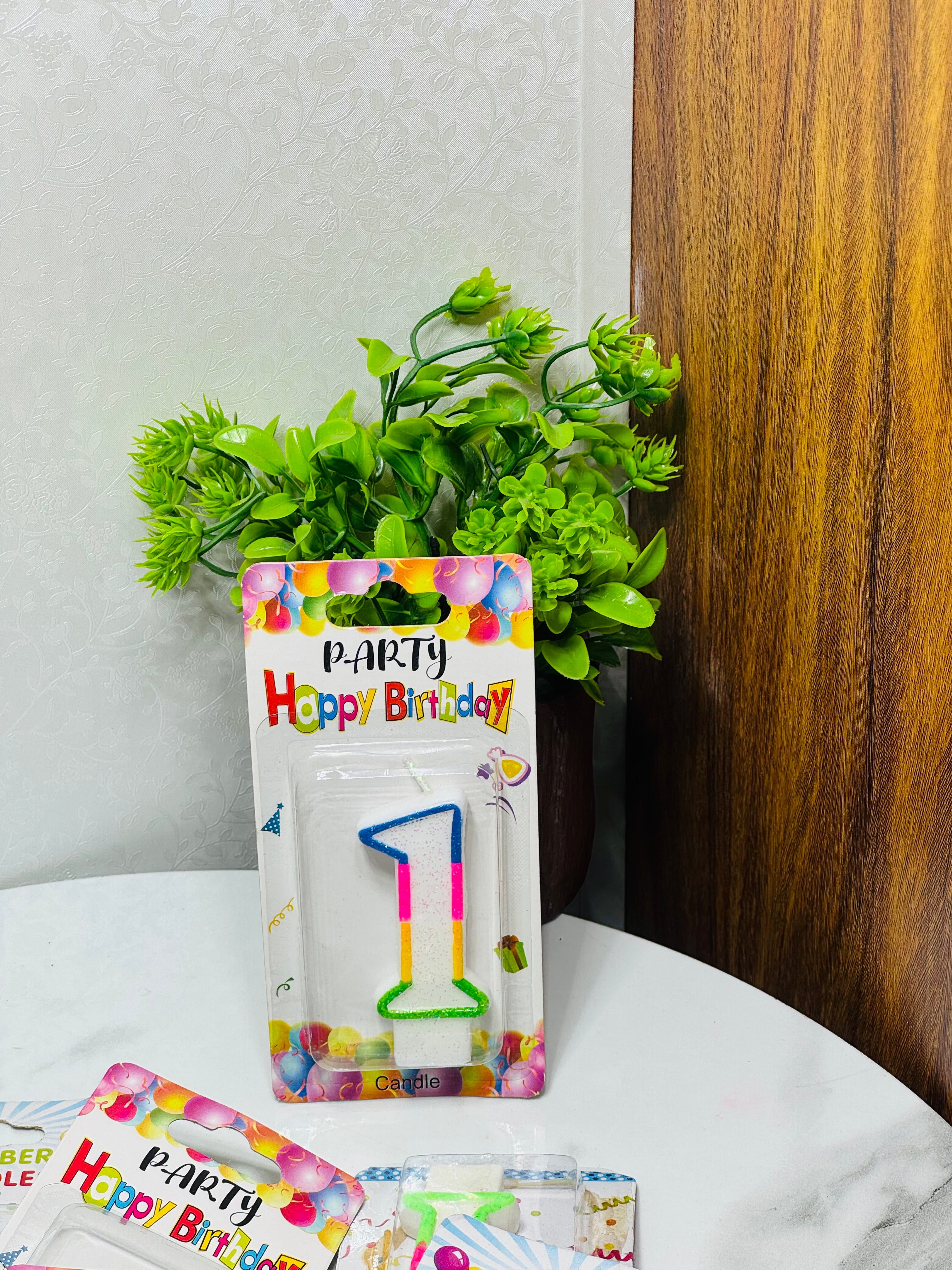 Wax Number Cake Candles