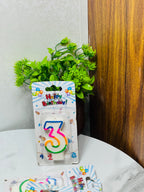 Wax Number Cake Candles