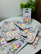 Wax Number Cake Candles