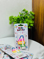 Wax Number Cake Candles