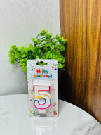Wax Number Cake Candles