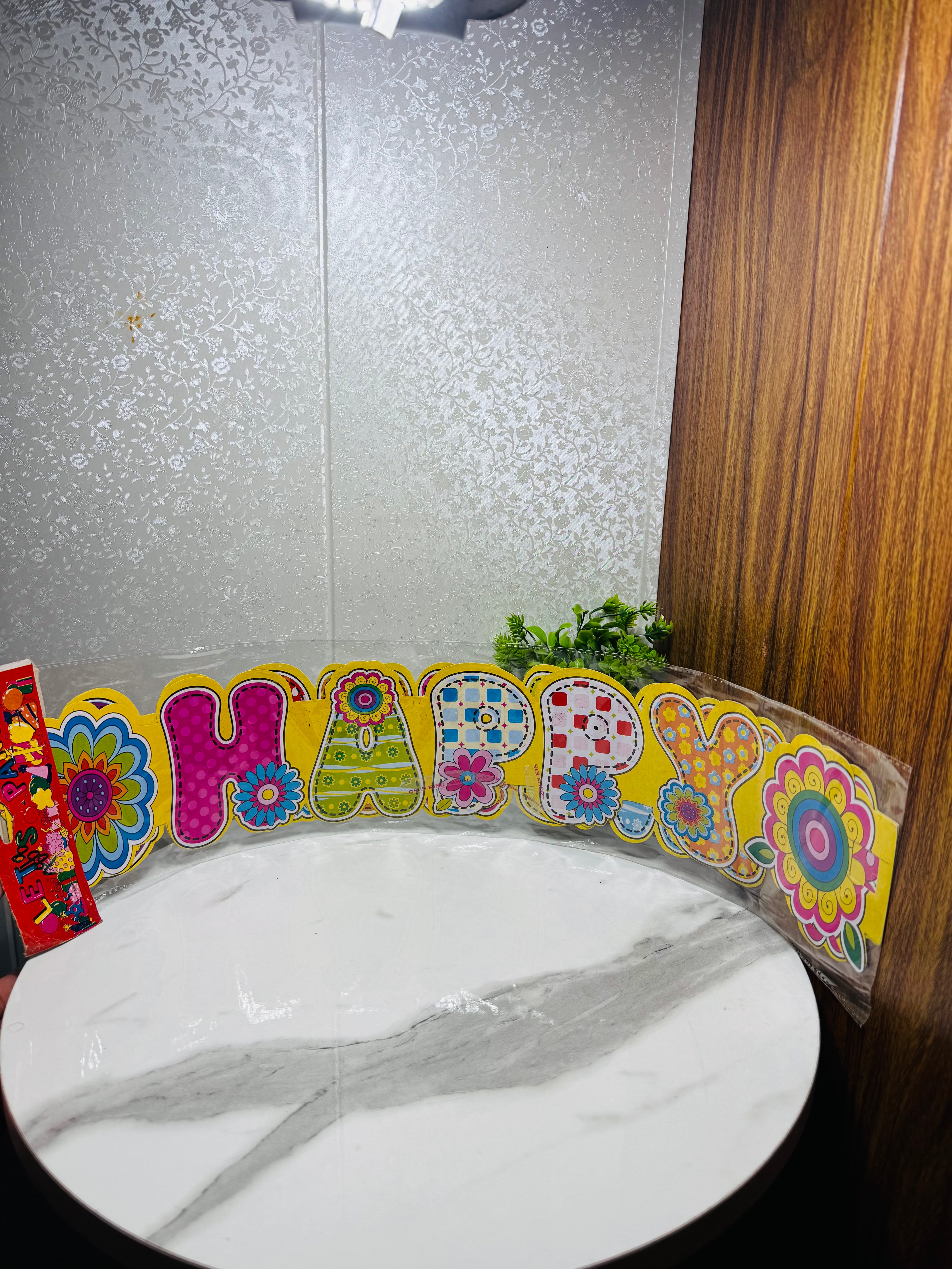 Happy Birthday Wall Hanging Banner