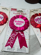 “Birthday Girl” Badges