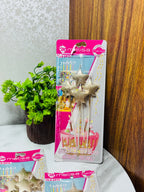 Golden Star Cake Candles
