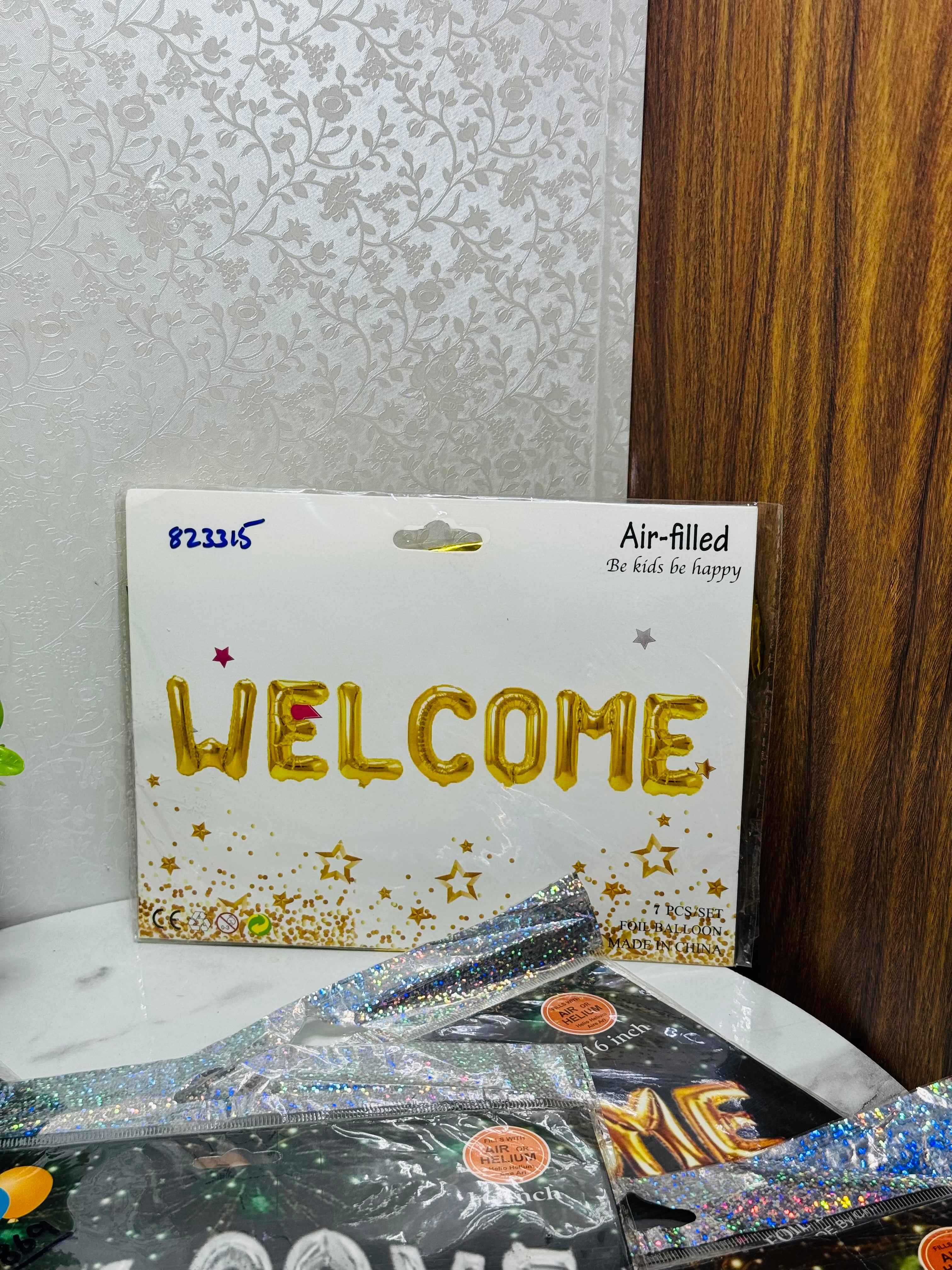 “Welcome” Balloons