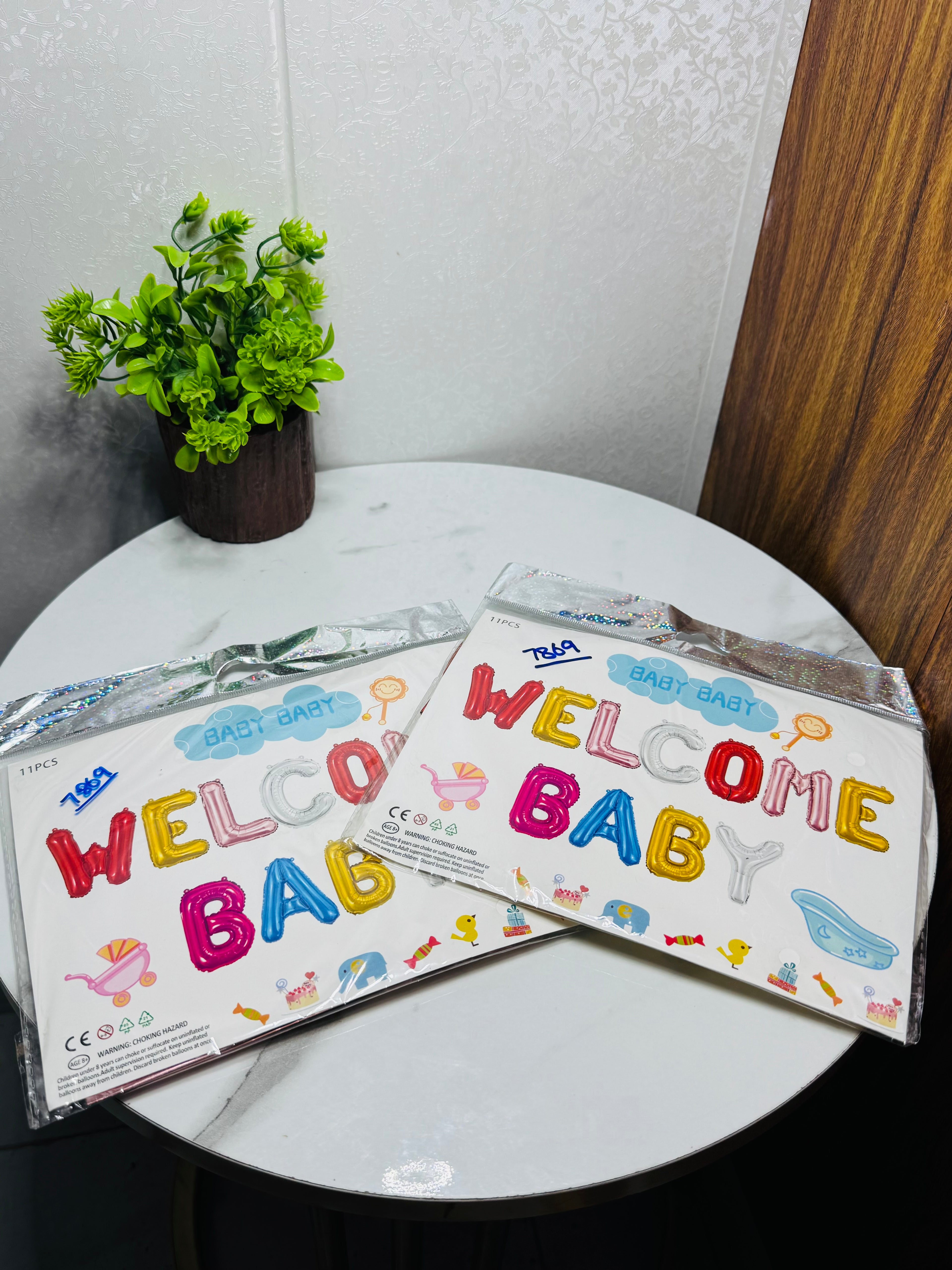 “Welcome Baby” Balloons