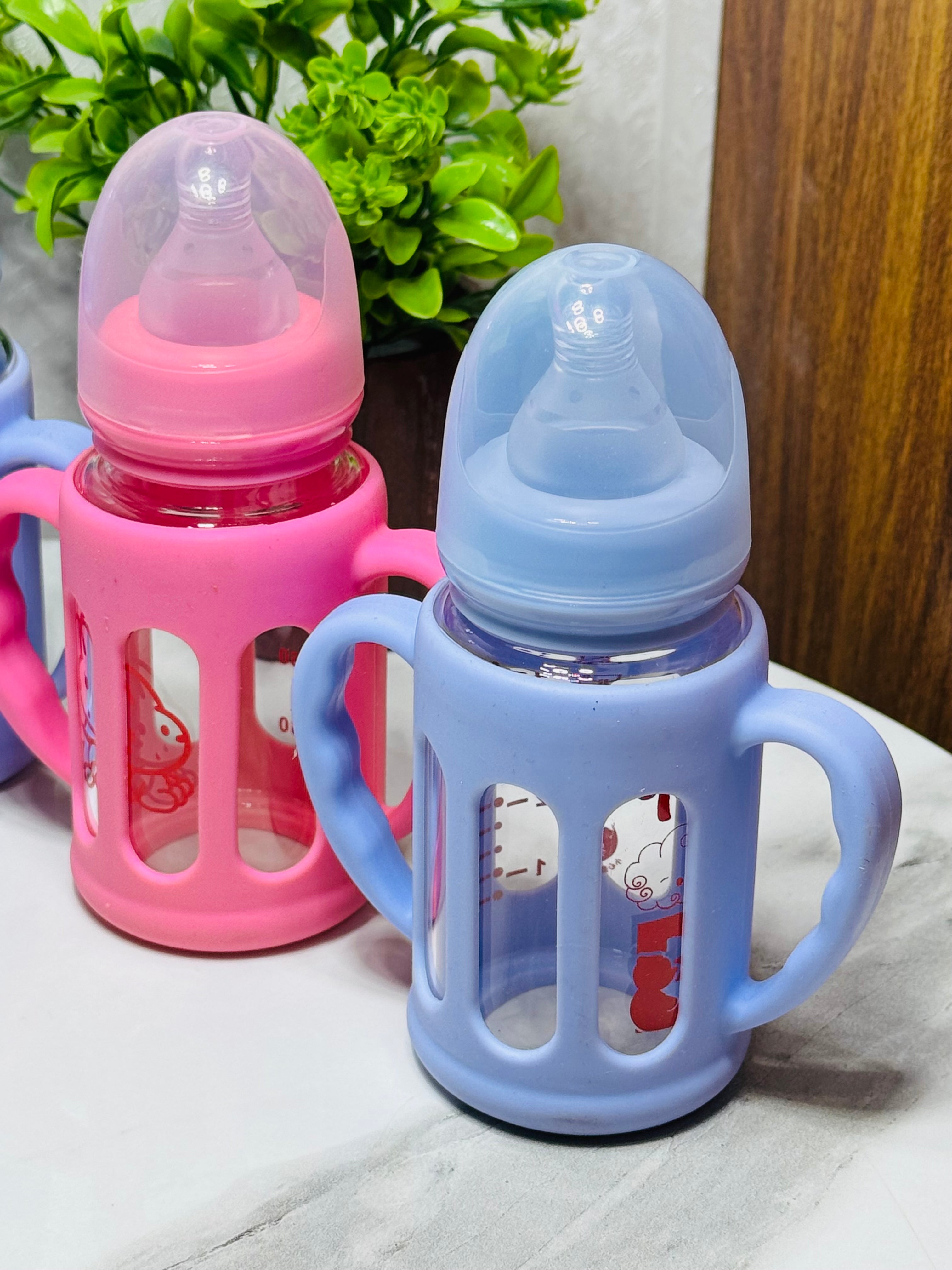 BPA-Free Glass Baby Bottle (120ml)