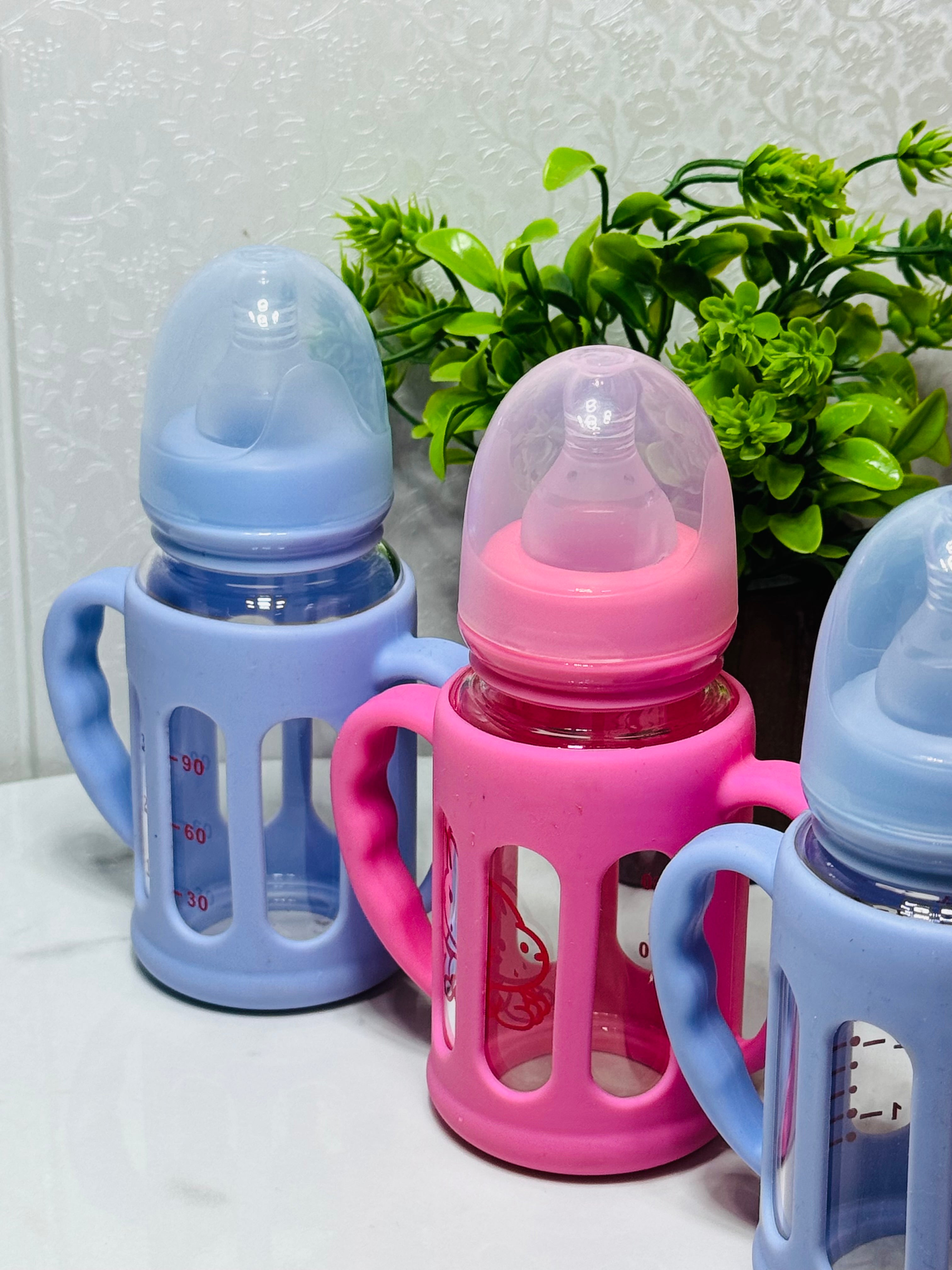BPA-Free Glass Baby Bottle (120ml)