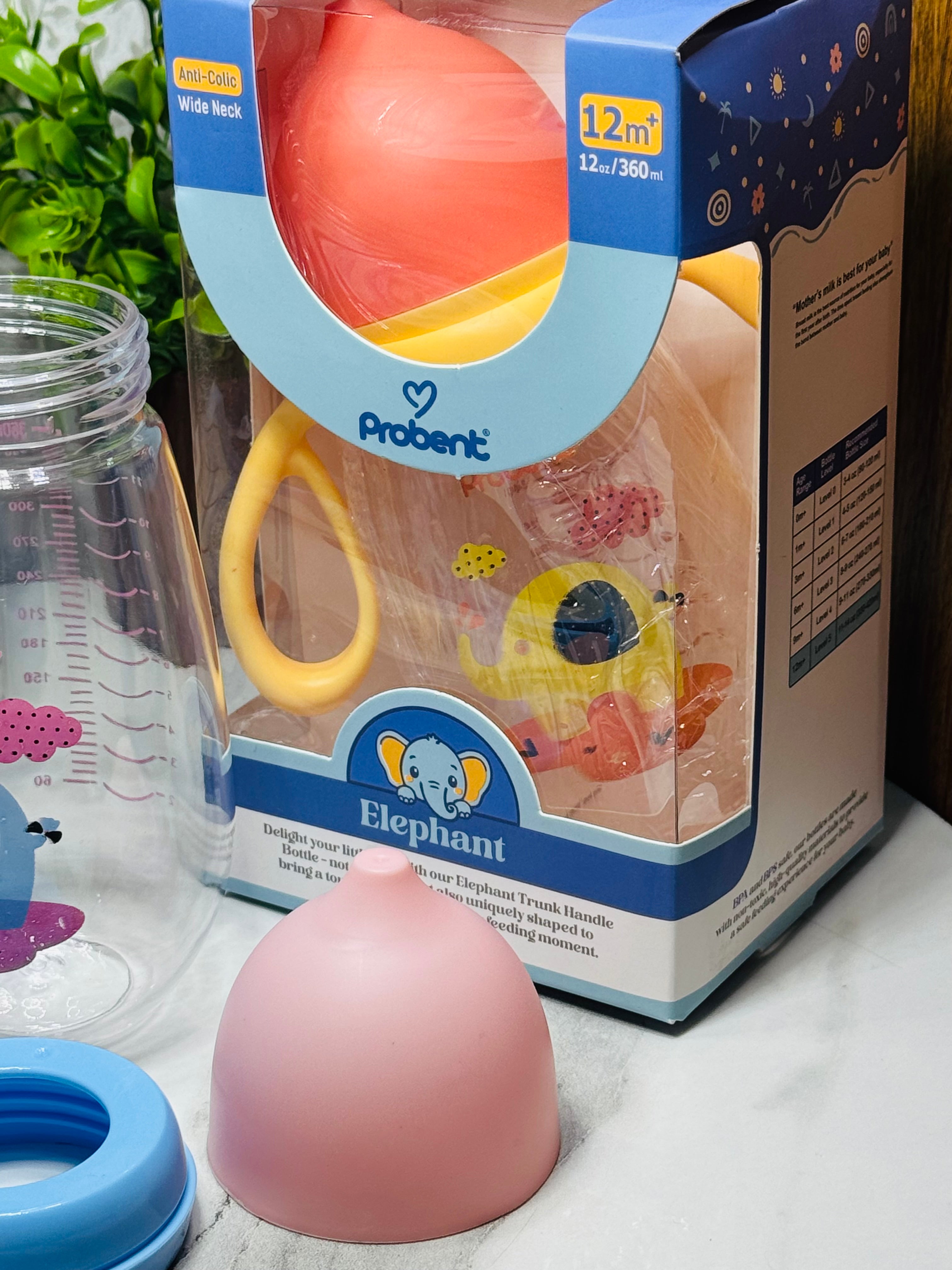 Probent Anti-Colic Wide Neck Baby Feeder