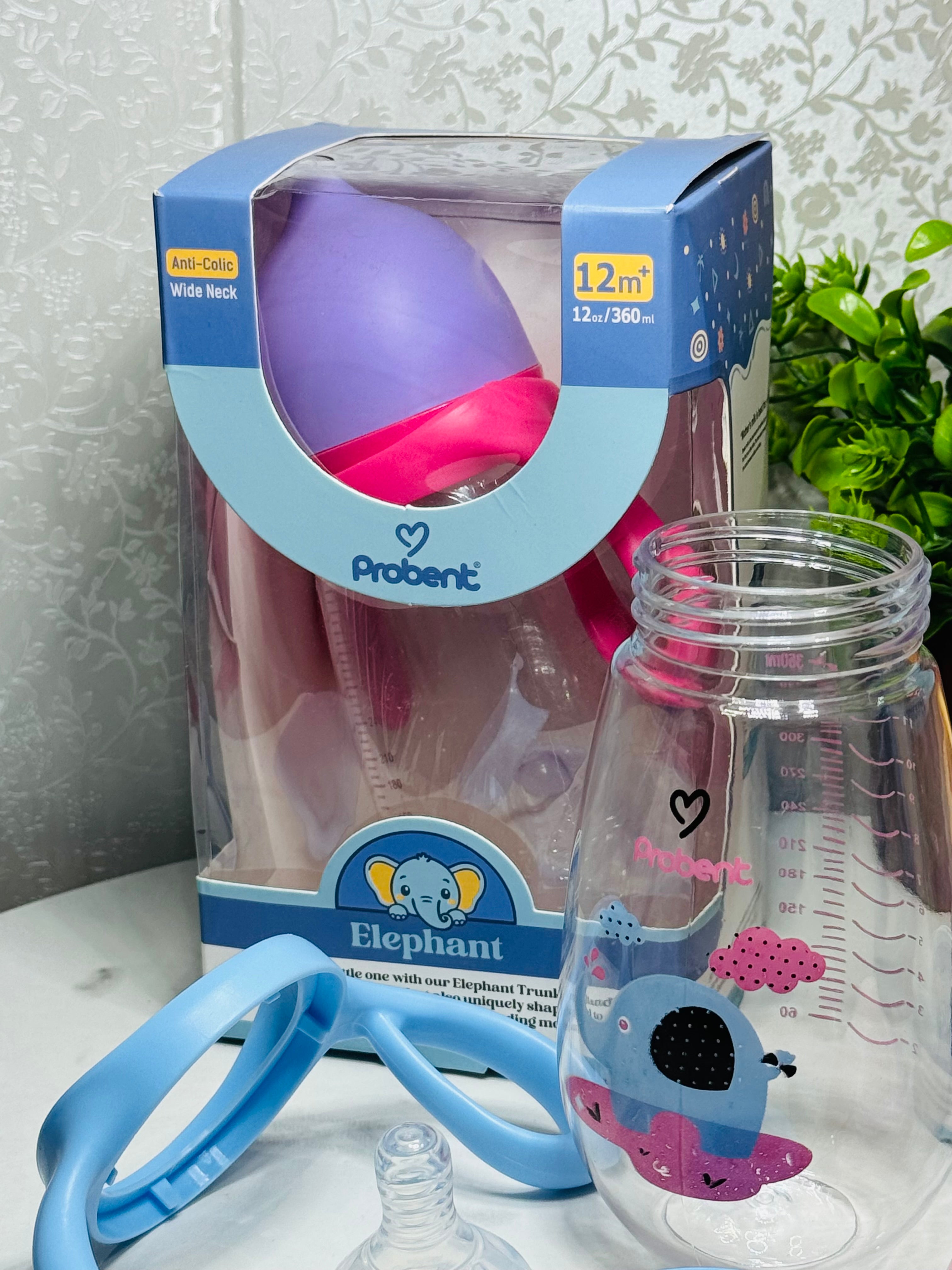 Probent Anti-Colic Wide Neck Baby Feeder