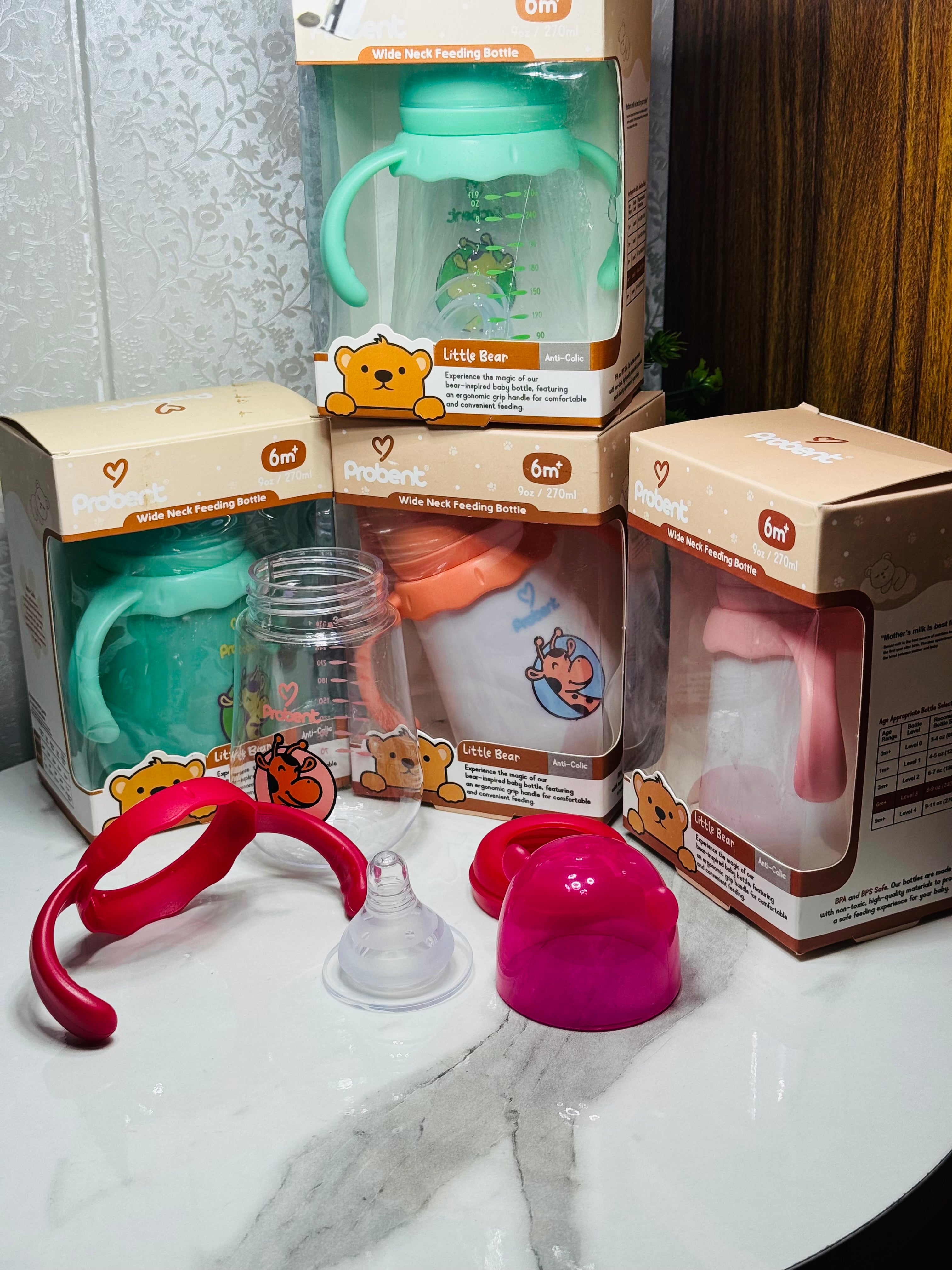 270ml Anti-Colic Wide Neck Baby Feeder