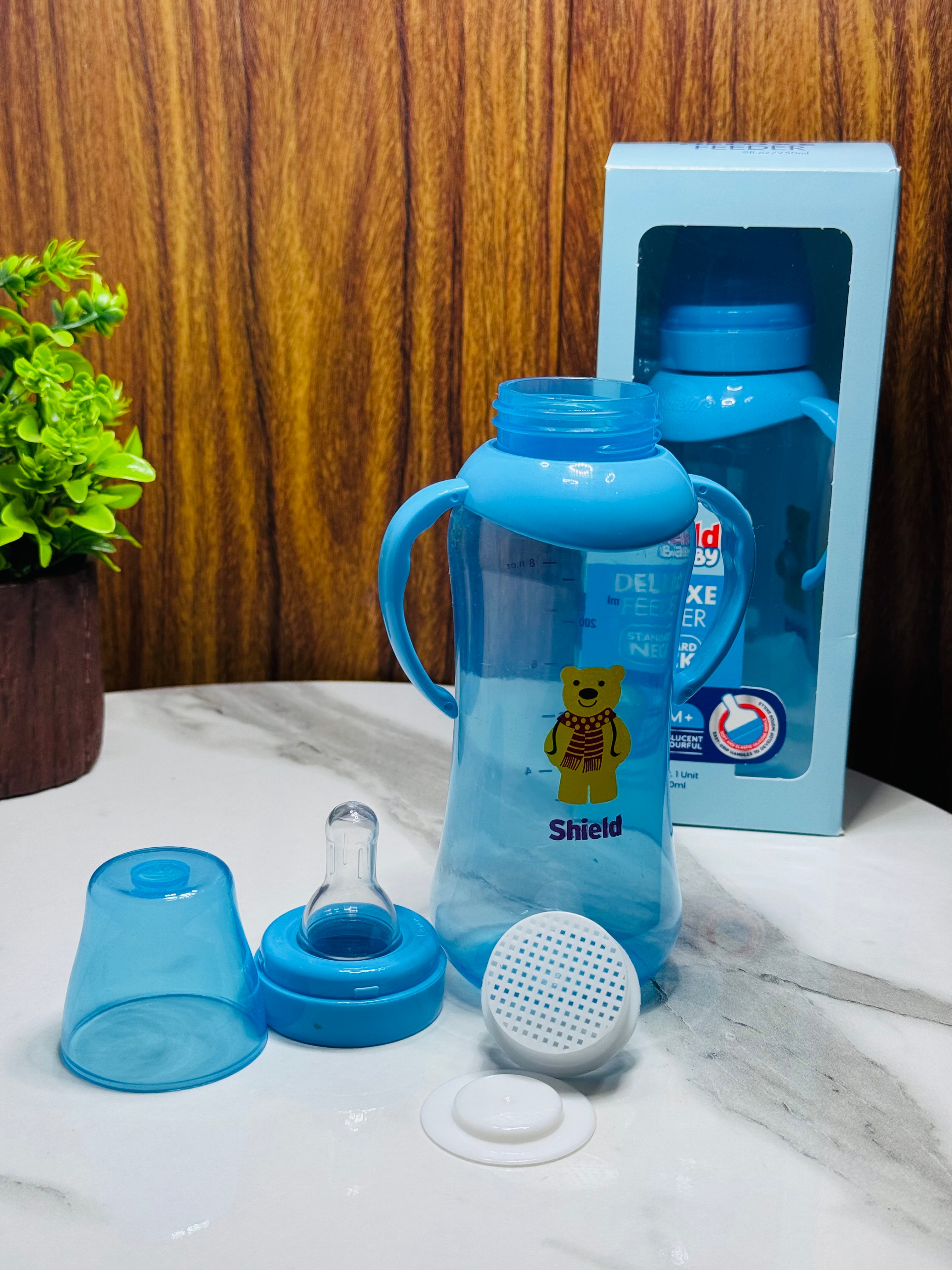 Shield Deluxe Feeder – 250ml, 6+ Months, BPA-Free