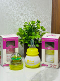 Aura 90ml Baby Bottle with Rattle