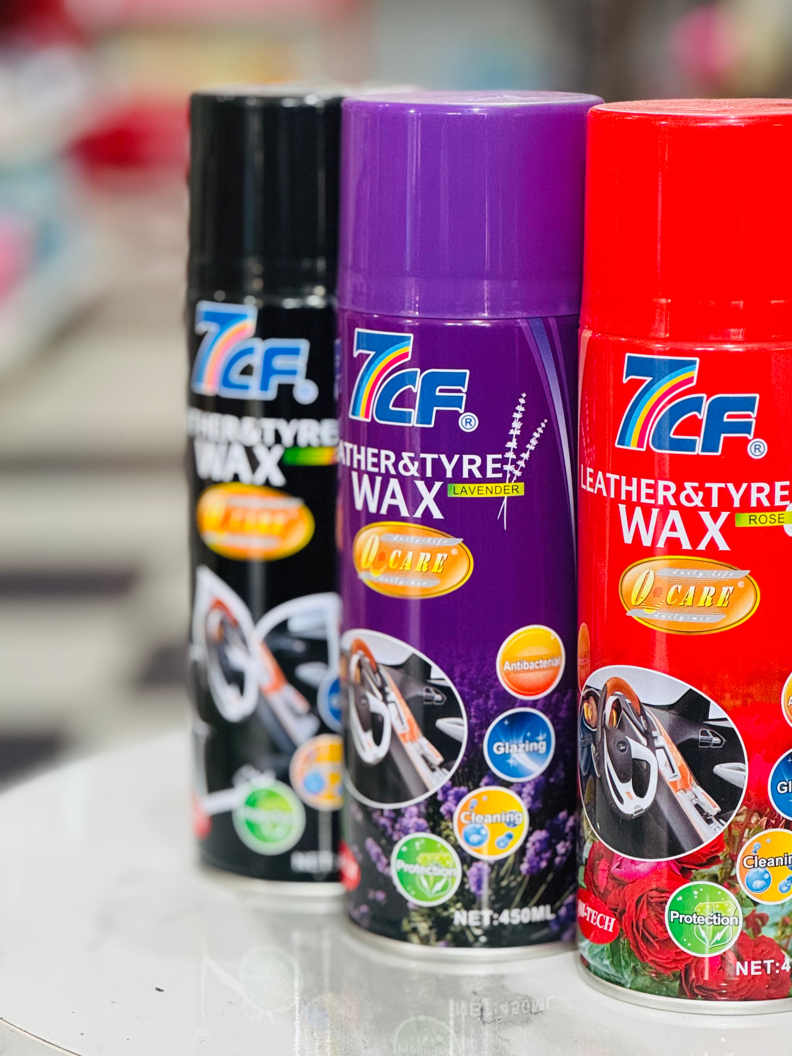 7CF Leather & Tyre Wax Spray
