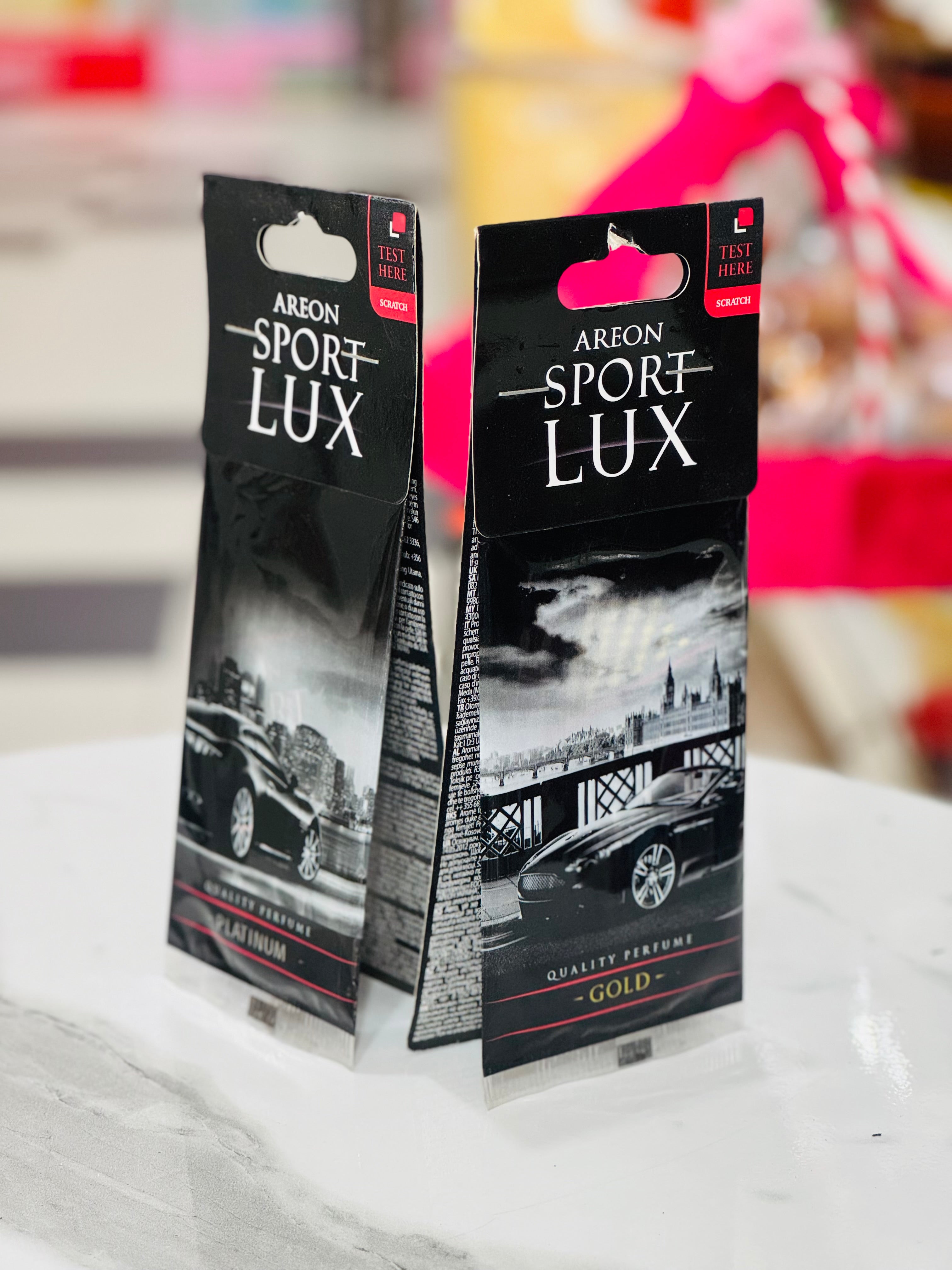 Aeron Sports Lux Gold & Platinum Edition Room Fresheners