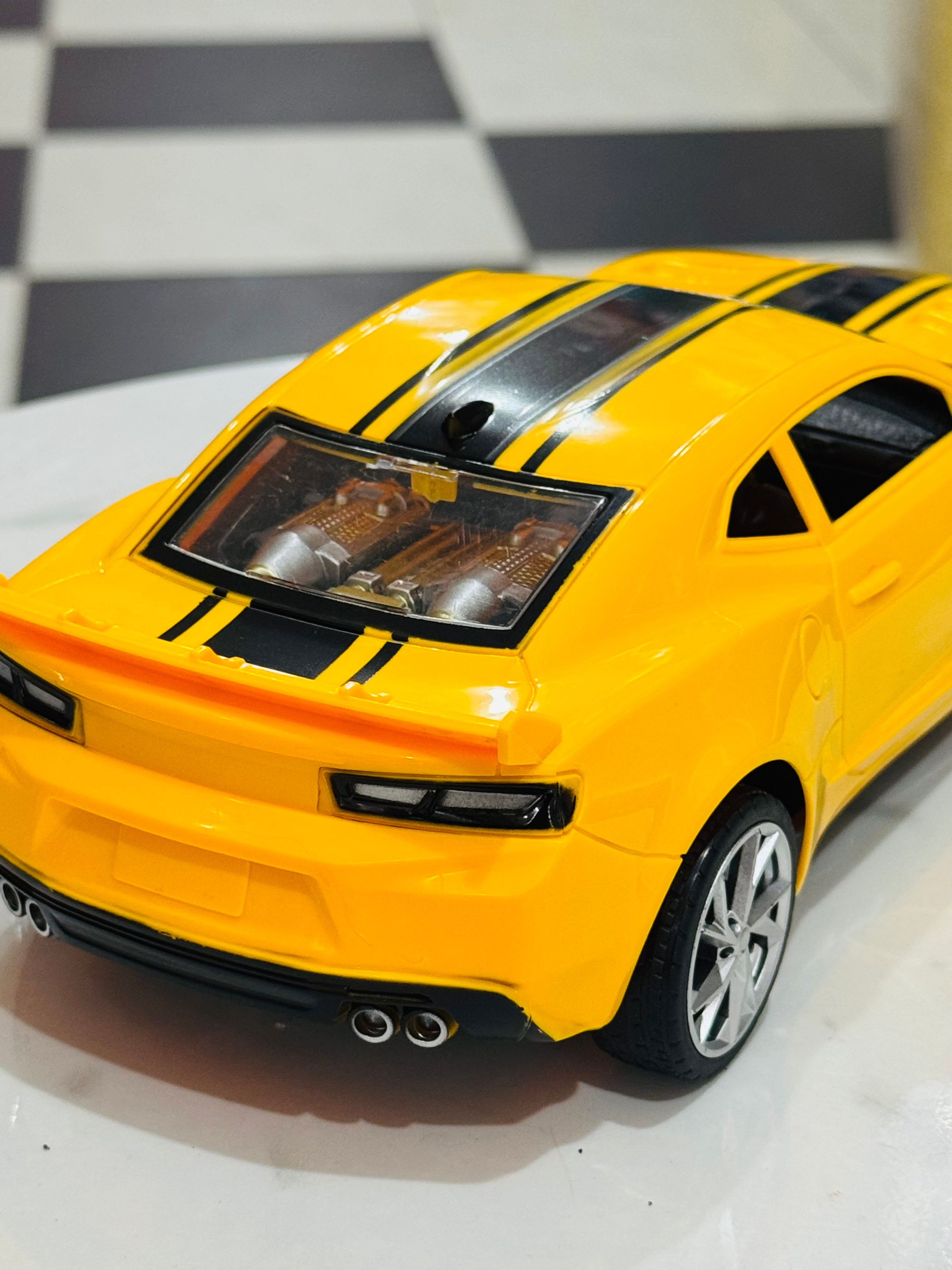 Yellow Muscle Car RC