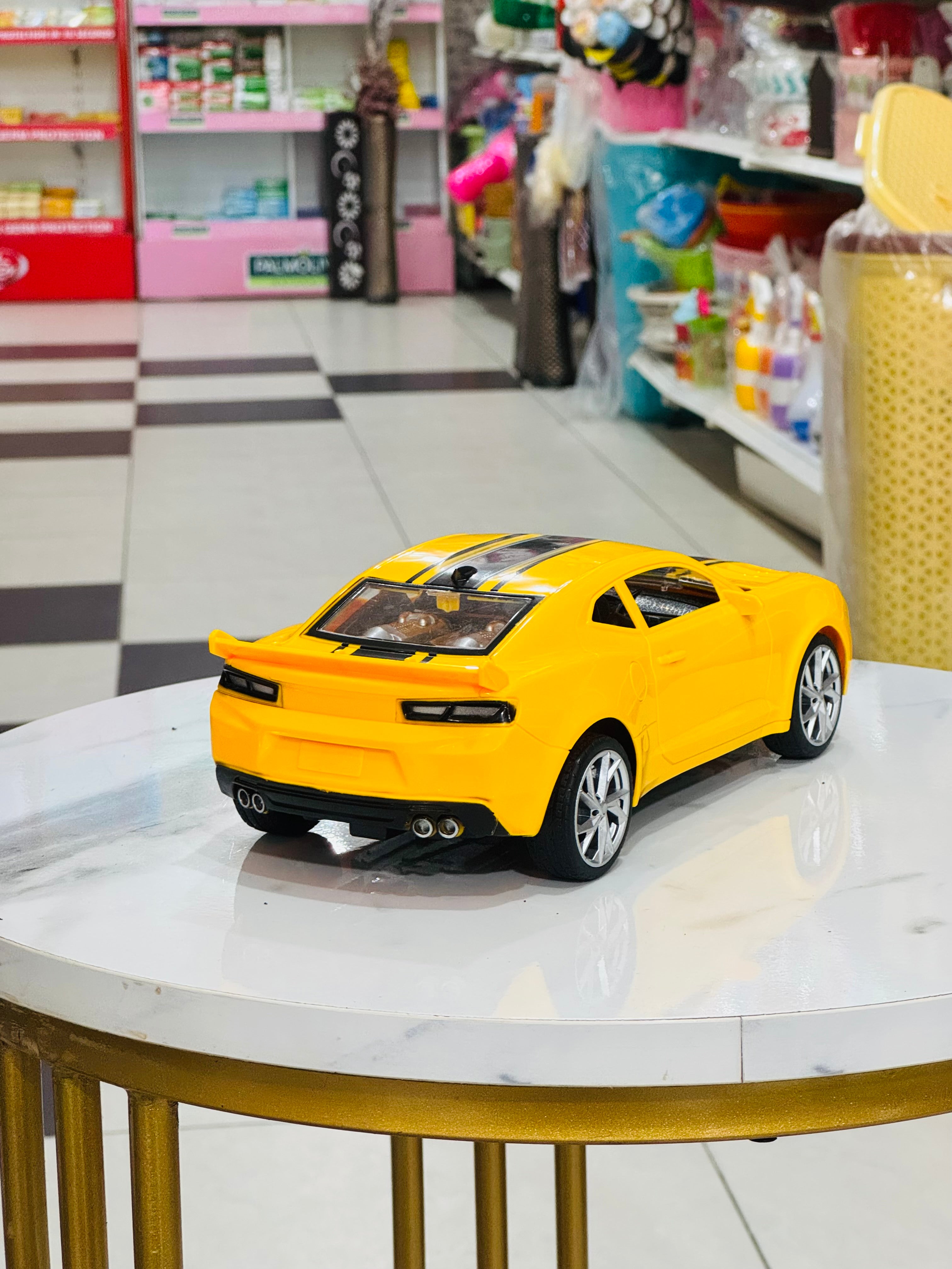 Yellow Muscle Car RC
